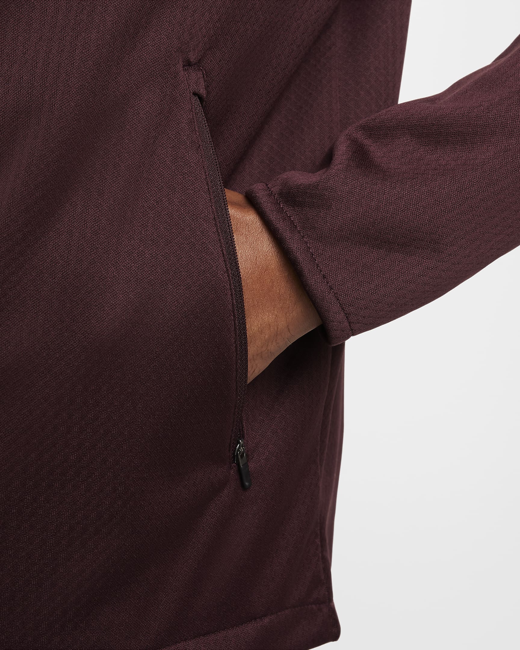 Nike Sphere Miler Men's Therma-FIT Water-Repellent Running Jacket - Burgundy Crush/Burgundy Crush