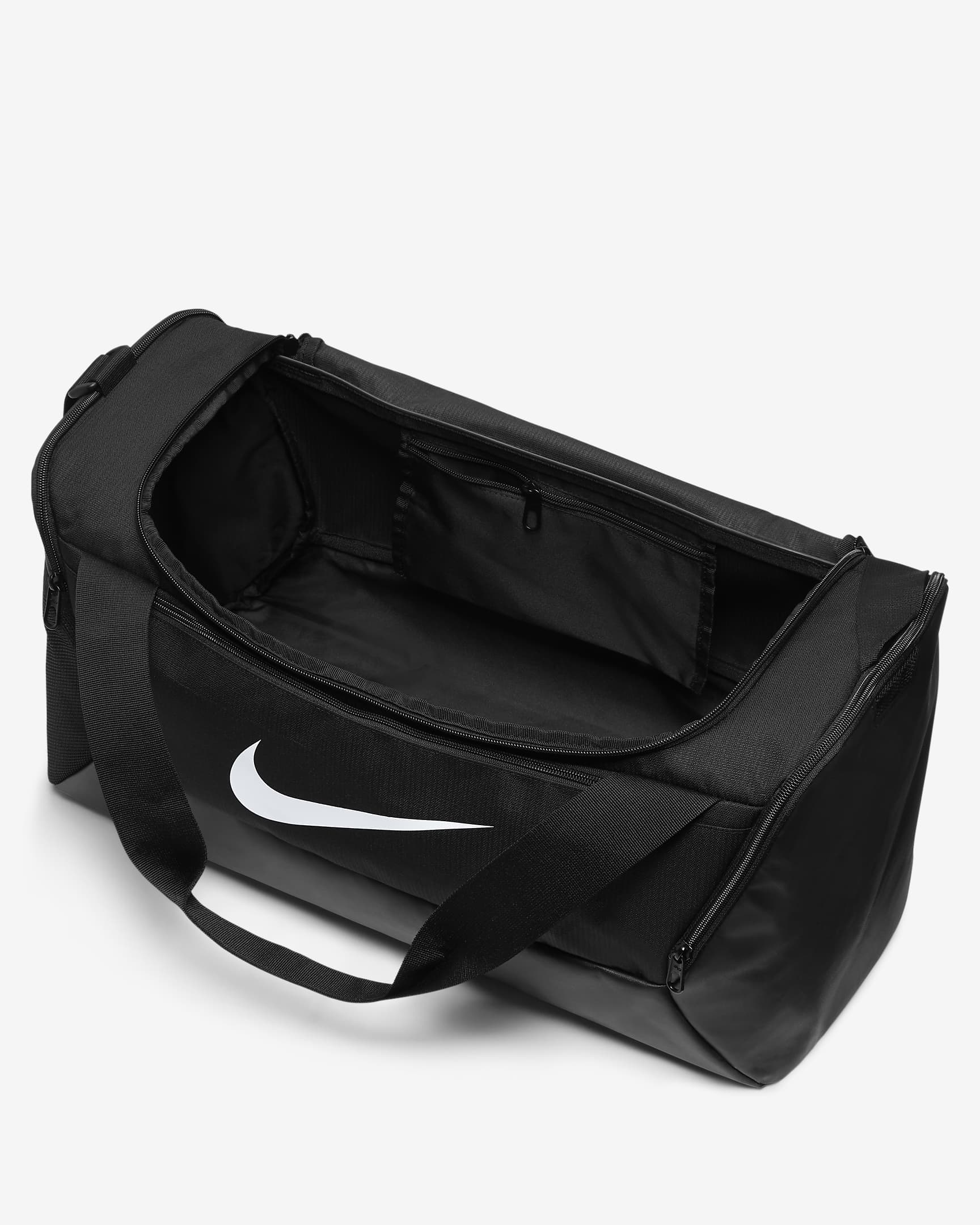 Nike Brasilia Training Duffel Bag (Small, 41L) - Black/Black/White