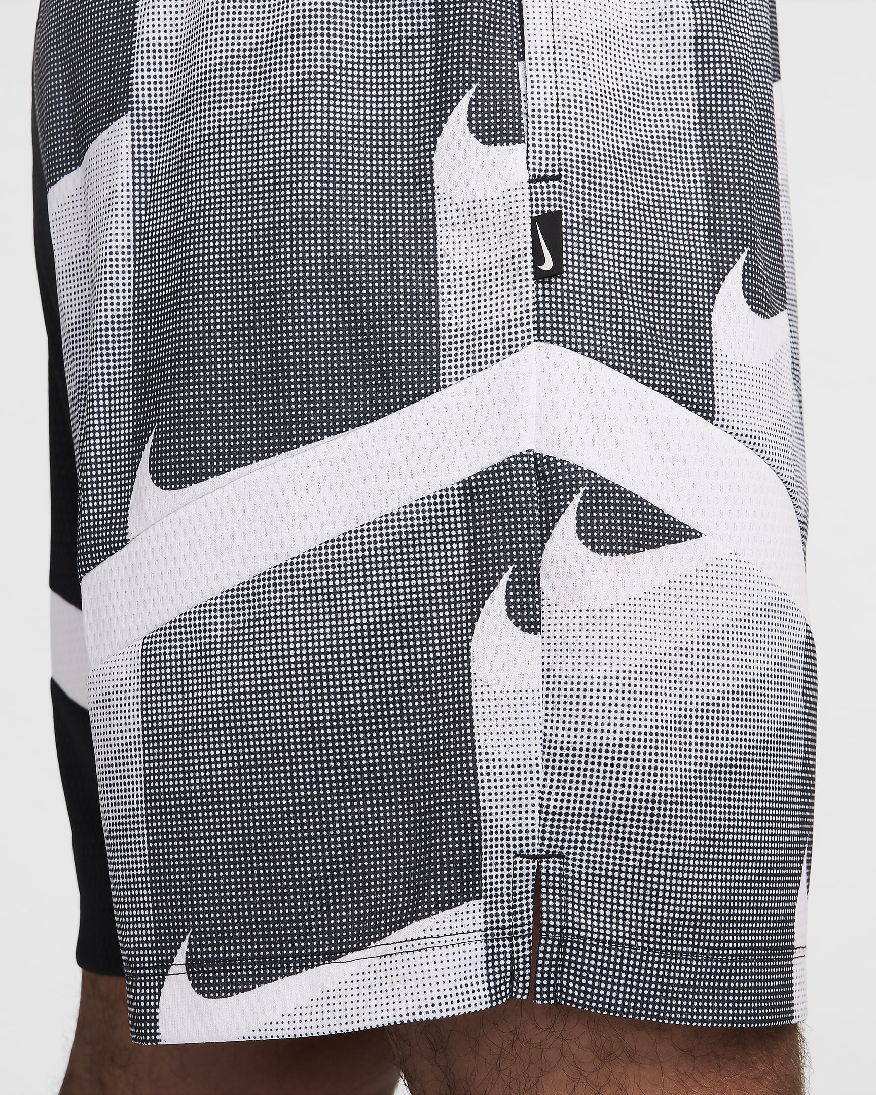 Nike Icon Men's 8" Dri-FIT Basketball Shorts - Black/White/White/White