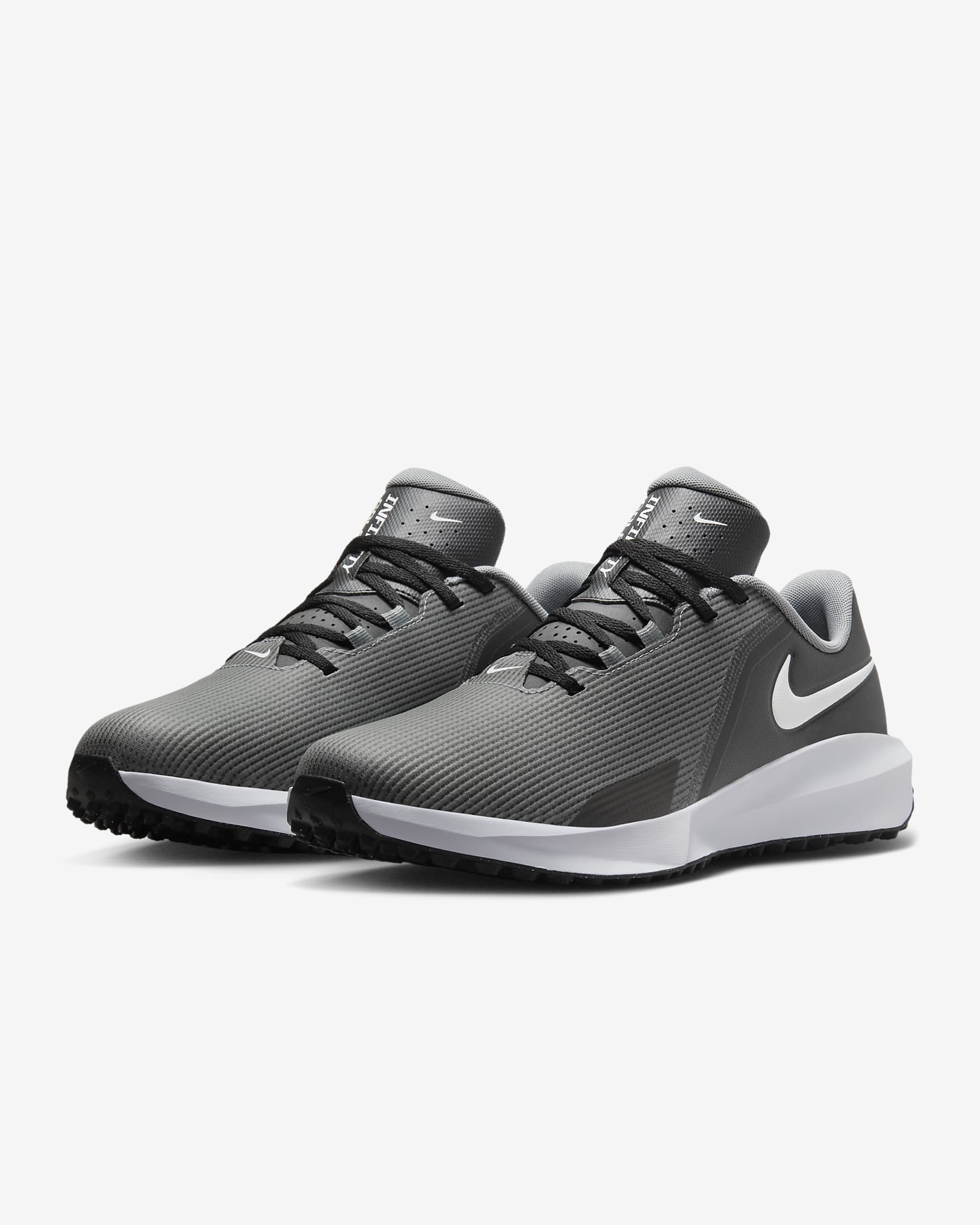 Nike Infinity G NN golfcipő - Fekete/Smoke Grey/Fehér