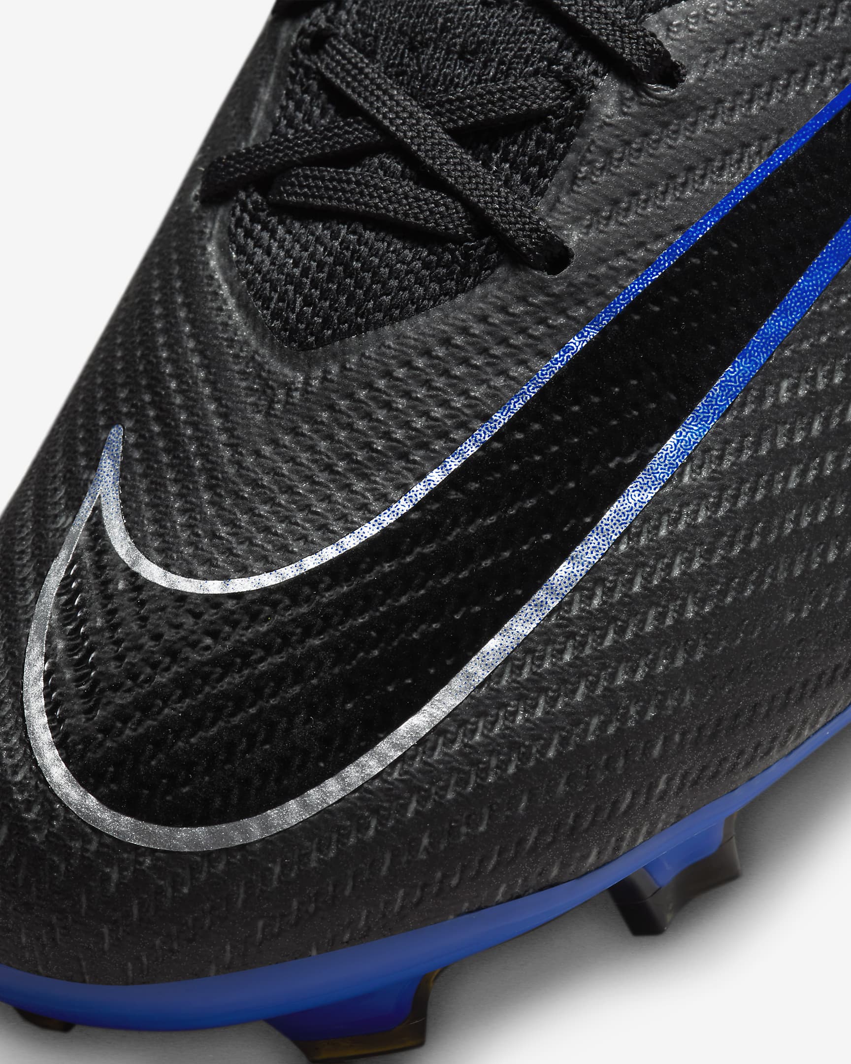 Nike Mercurial Vapor 15 Elite Firm Ground Low-Top Soccer Cleats - Black/Hyper Royal/Chrome