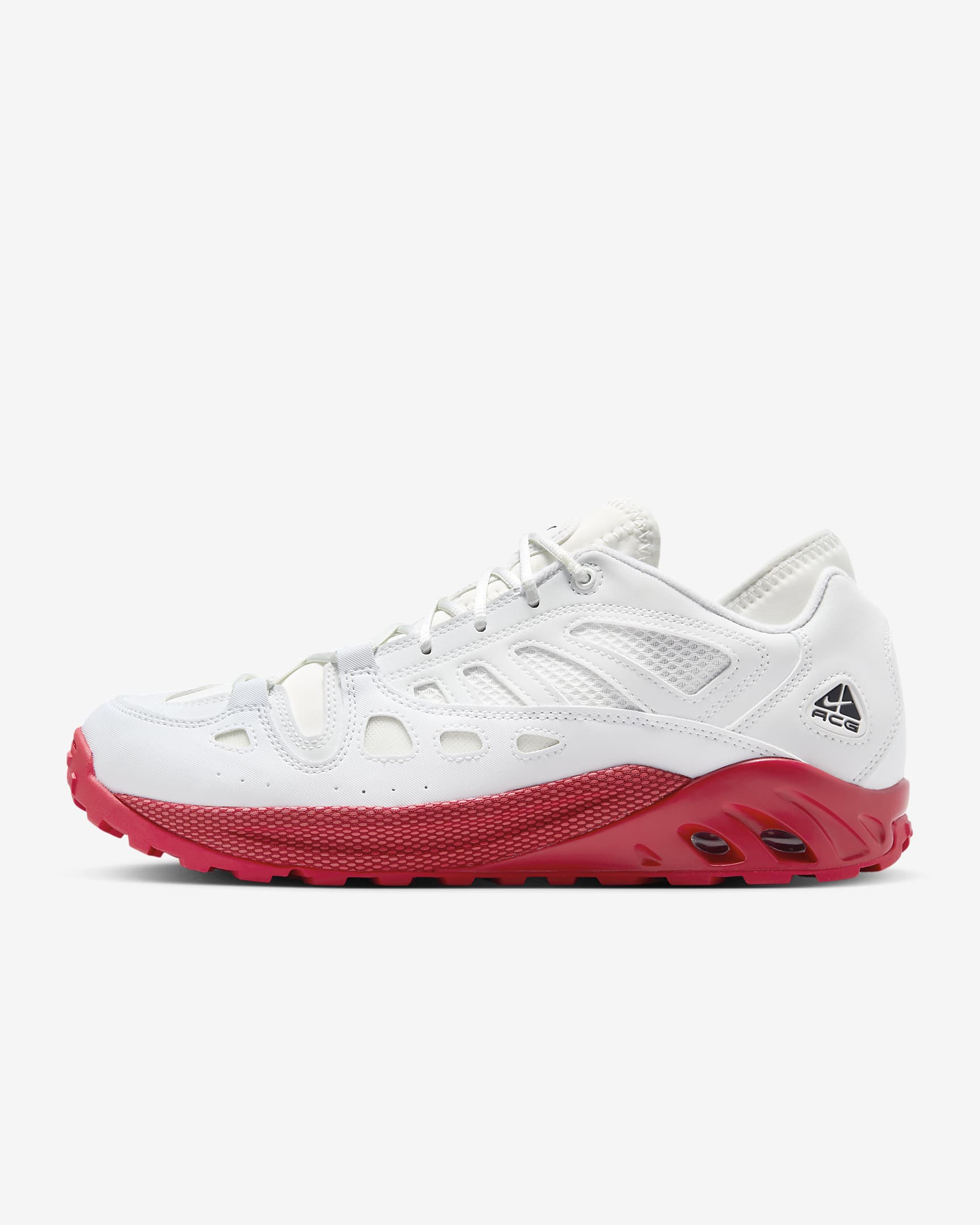 Nike ACG Air Exploraid 男鞋 - Summit White/Summit White/University Red/黑色