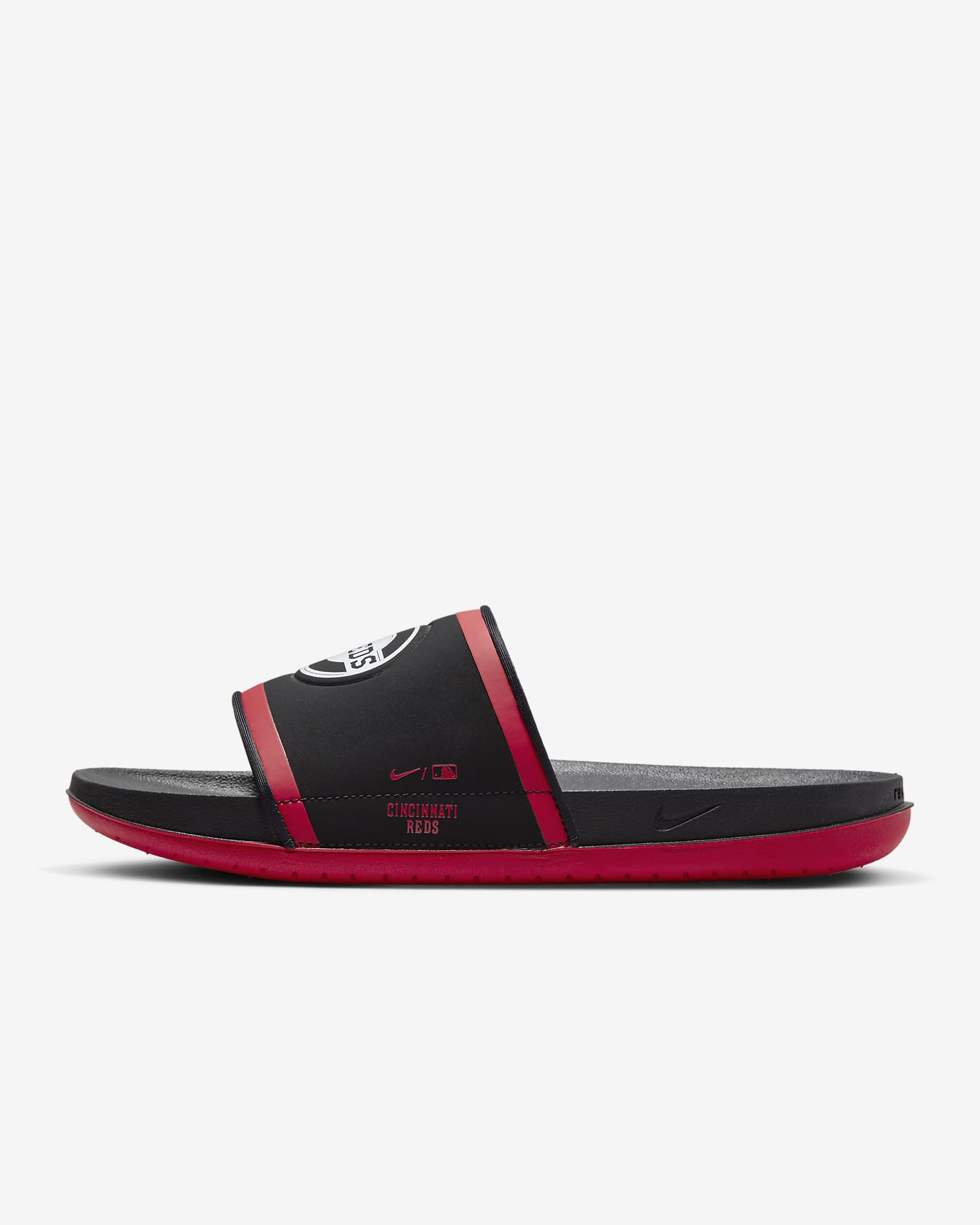 Nike Offcourt (MLB Cincinnati Reds) Slide - Black/Sport Red/White