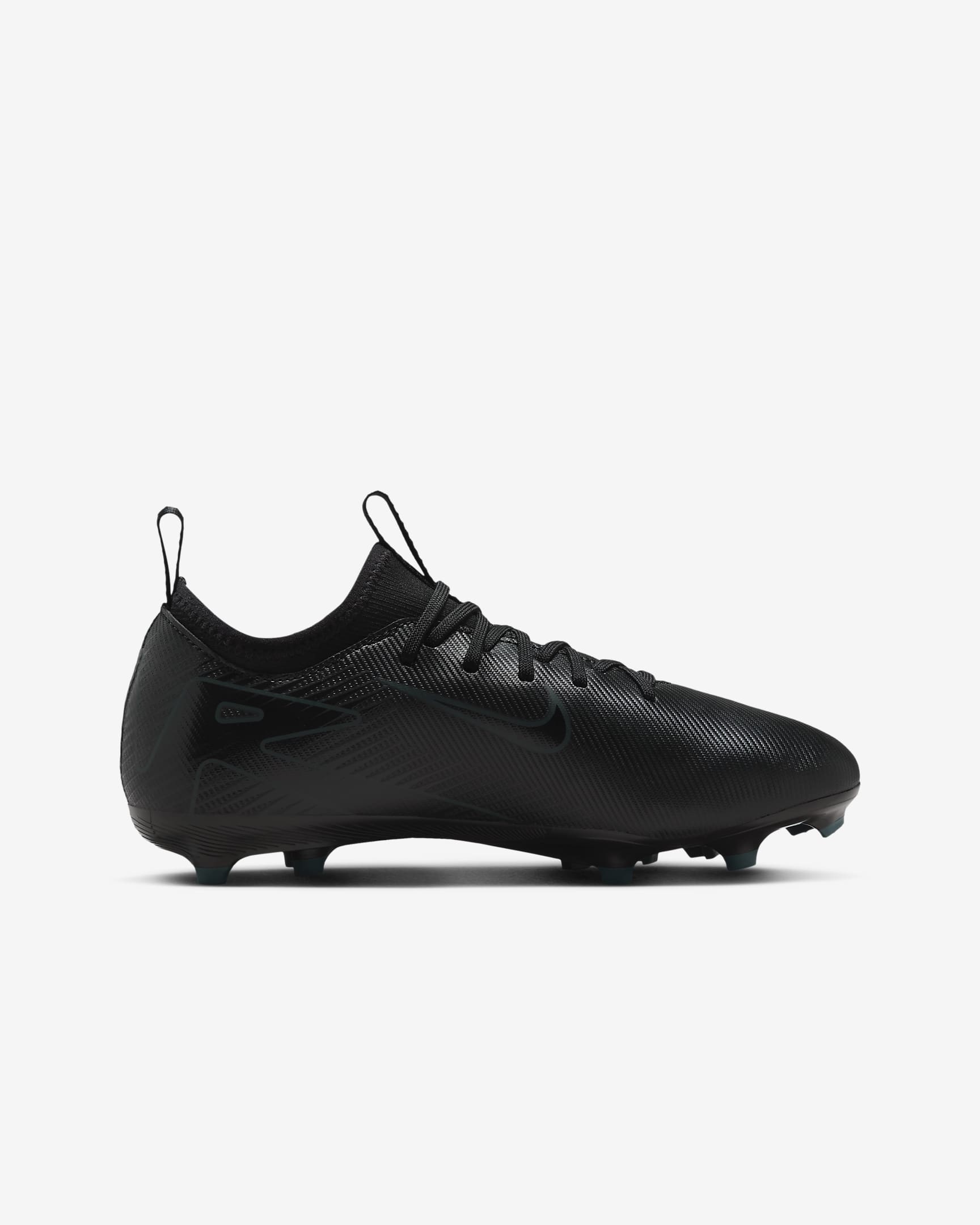 Nike Jr. Mercurial Vapor 16 Academy Younger/Older Kids' MG Low-Top Football Boot - Black/Deep Jungle/Black