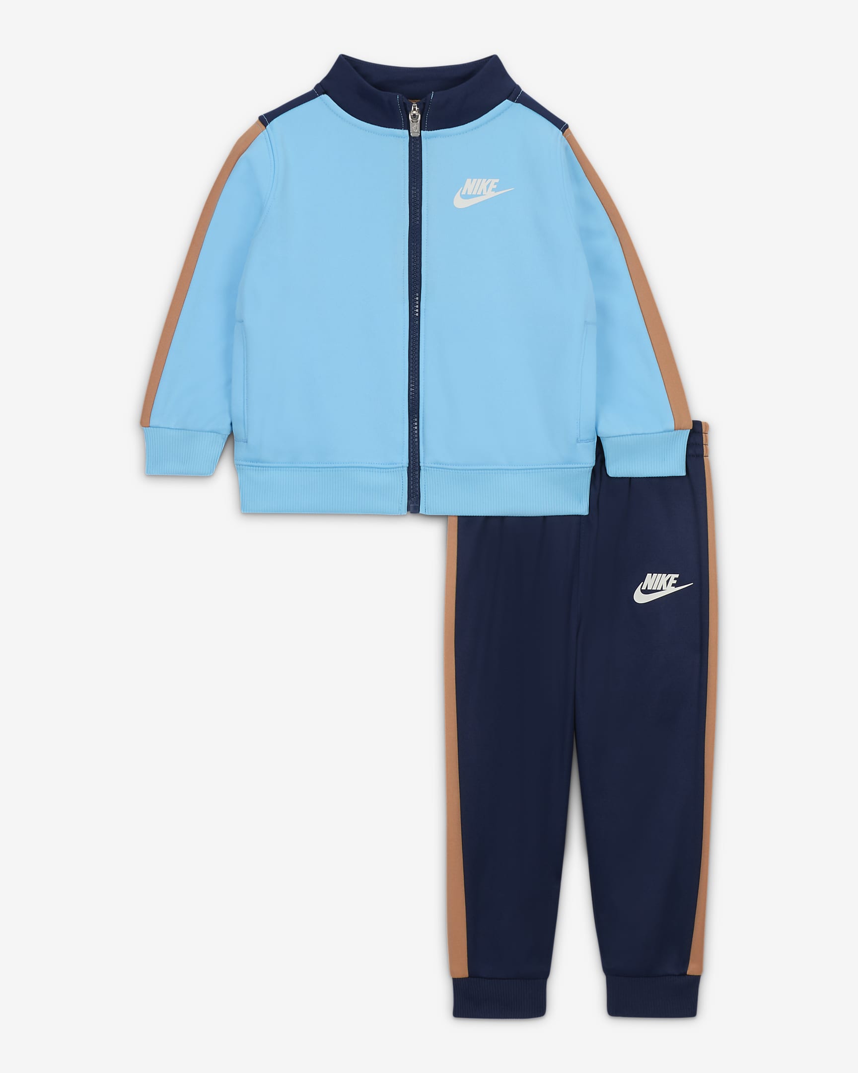 Conjunto de tricot para bebé (12-24 meses) Nike Sportswear Dri-FIT - Azul marino medianoche