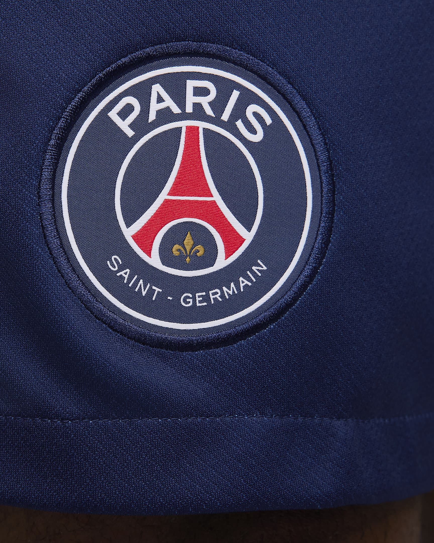 パリ サンジェルマン (PSG) 2024/25 スタジアム ホーム メンズ ナイキ Dri-FIT サッカー レプリカ ショートパンツ - ミッドナイトネイビー/ホワイト