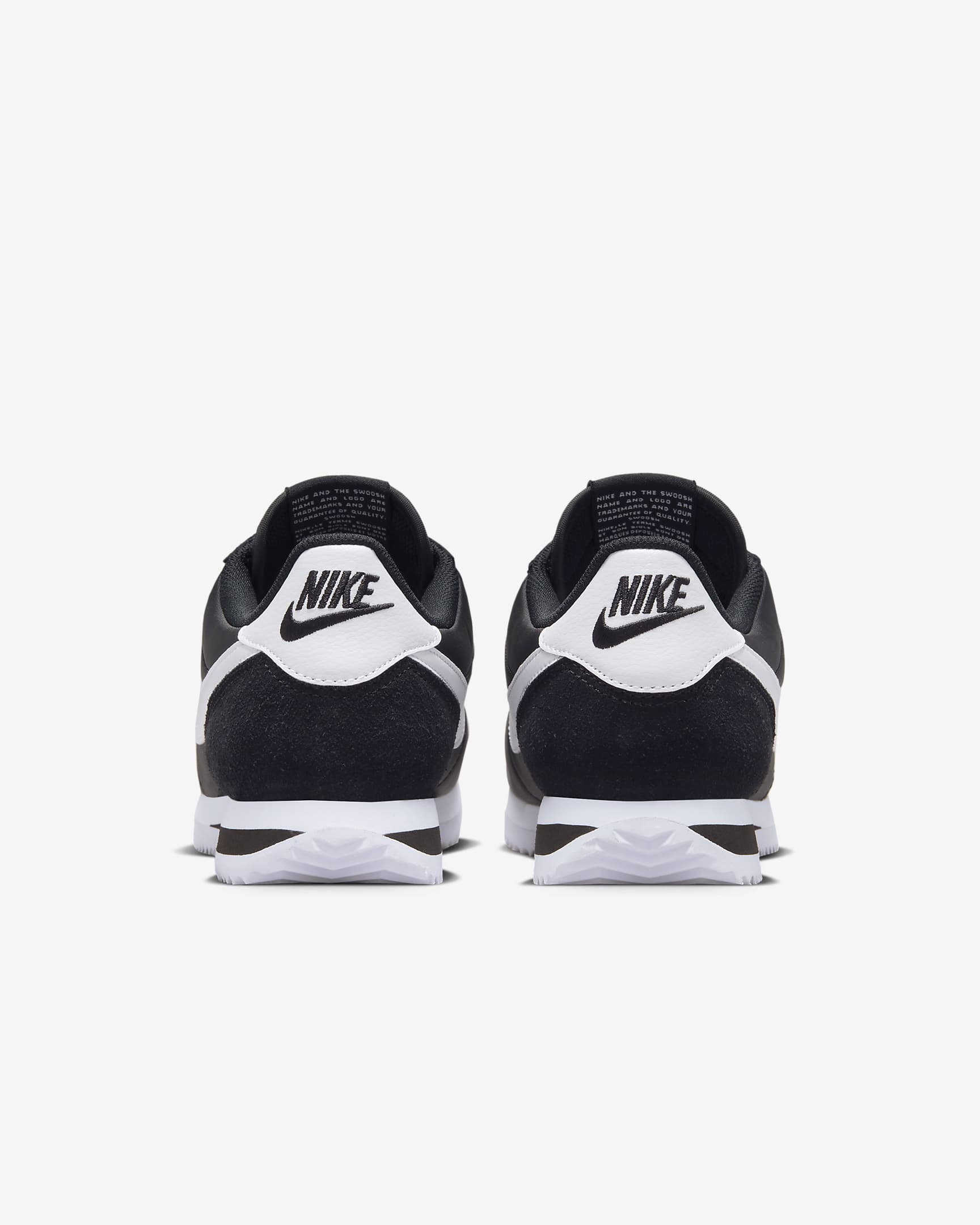 Nike Cortez Textile Shoes - Black/White