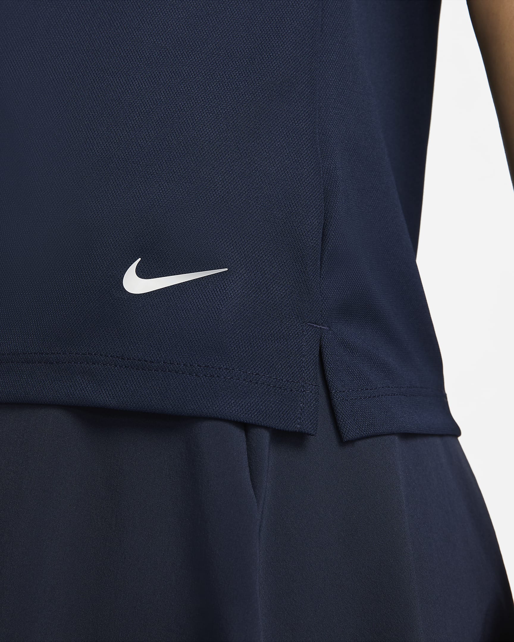 Nike Dri-FIT Victory Women's Golf Polo - College Navy/White