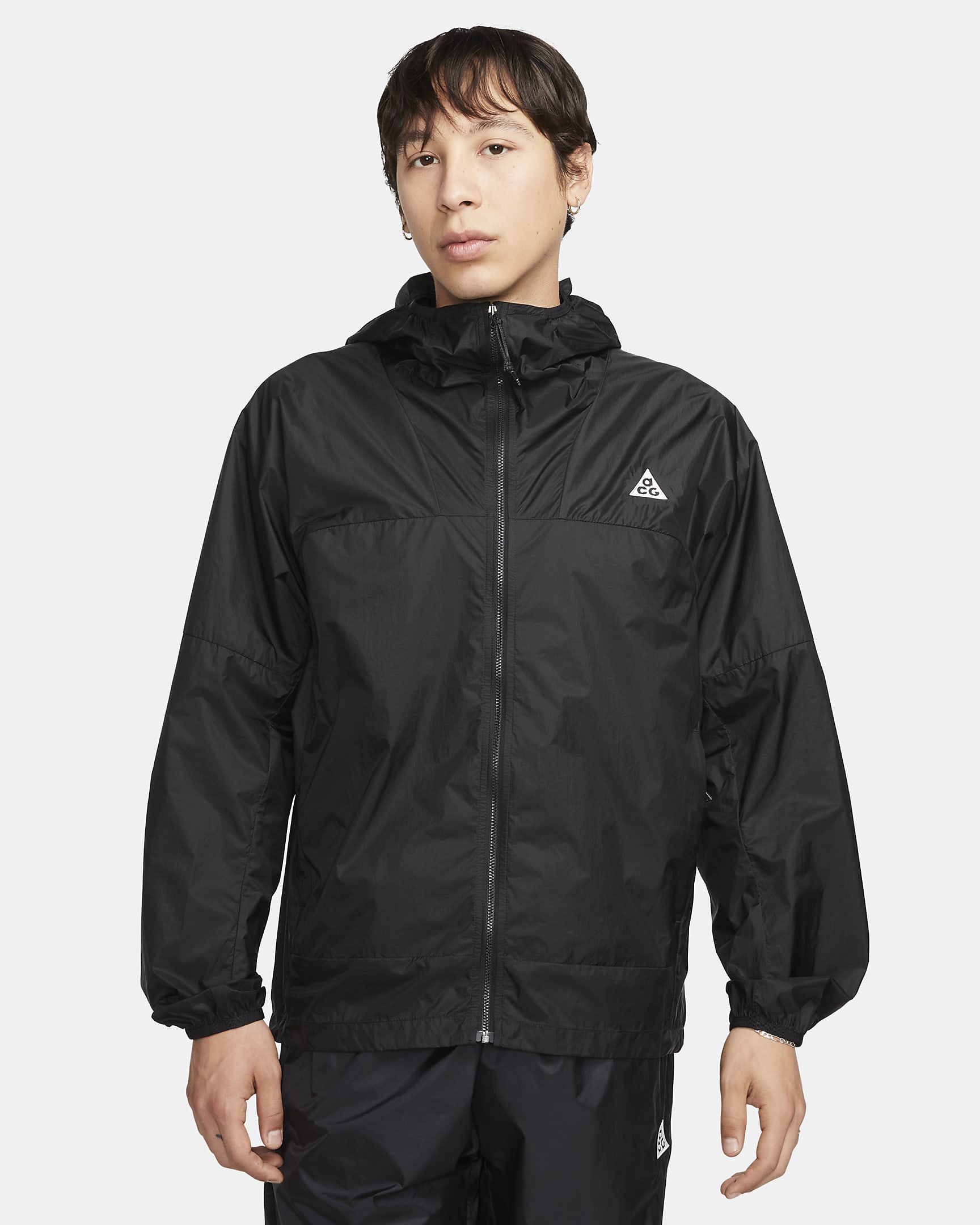 Veste coupe-vent Nike ACG « Cinder Cone » pour homme - Noir/Anthracite/Summit White