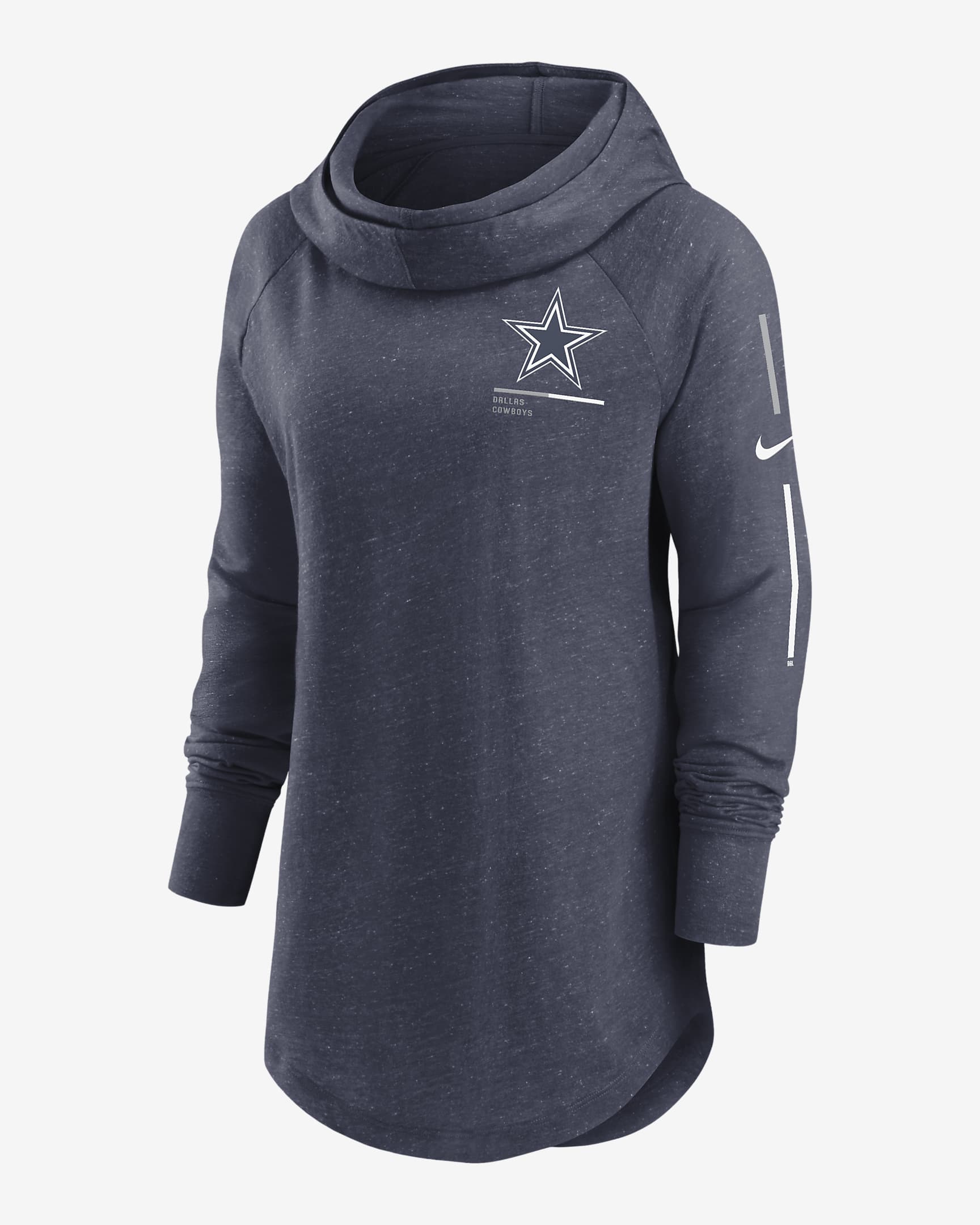 Nike Minimal Statement (NFL Dallas Cowboys) Women's Pullover Hoodie - Navy