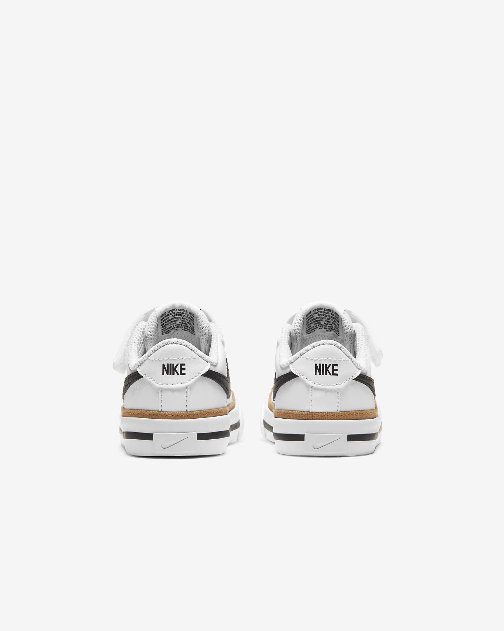 Nike Court Legacy Baby/Toddler Shoes - White/Desert Ochre/Gum Light Brown/Black