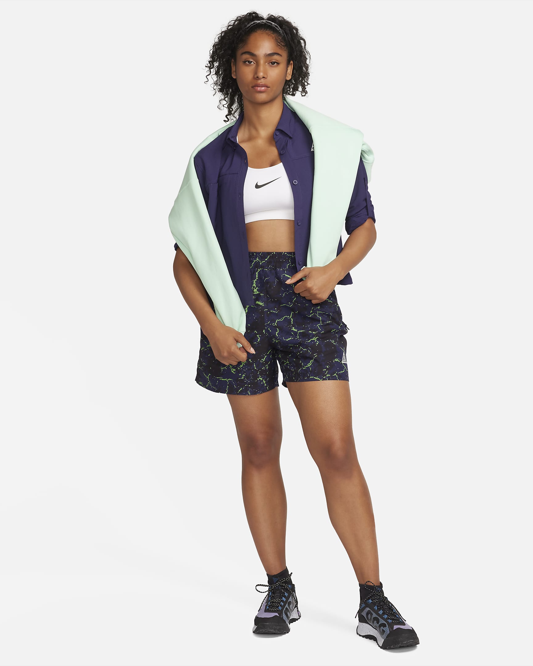 Nike ACG Women's Shorts - Purple Ink/Summit White