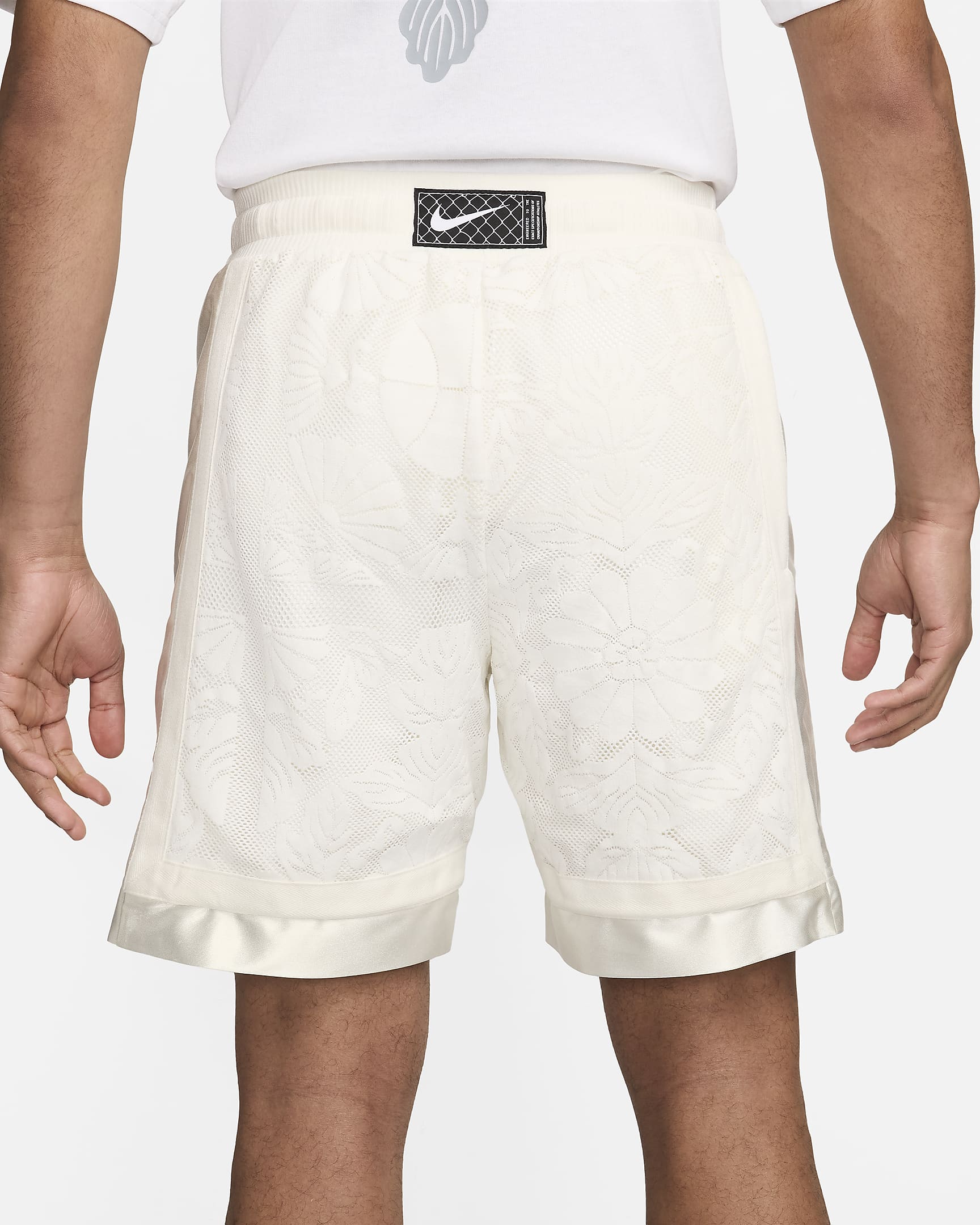 Nike DNA Dri-FIT 20 cm-es, kosárlabdás férfi rövidnadrág - Sail/Sail