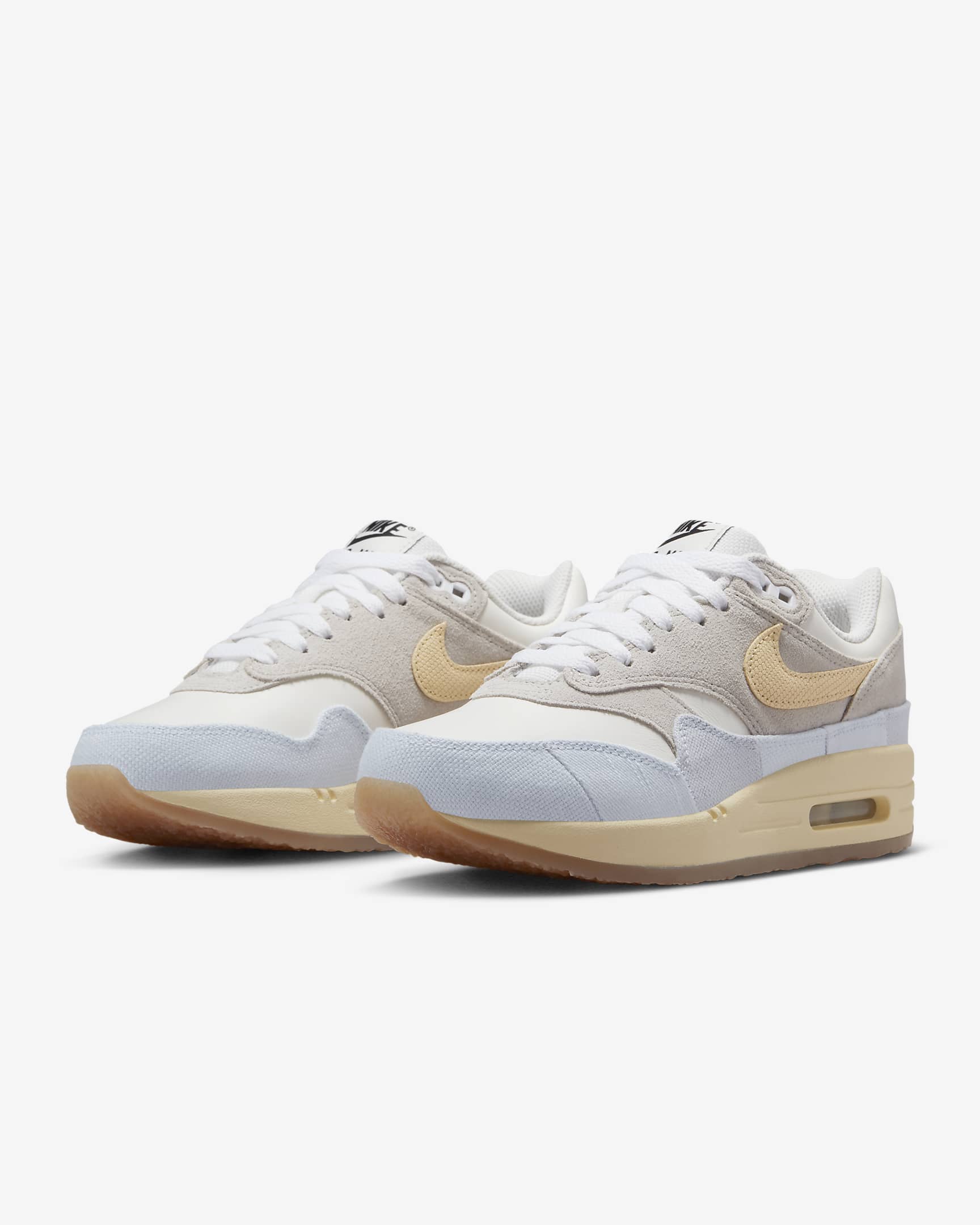 Nike Air Max 1 '87 damesko - Light Bone/Sail/Football Grey/Pale Vanilla