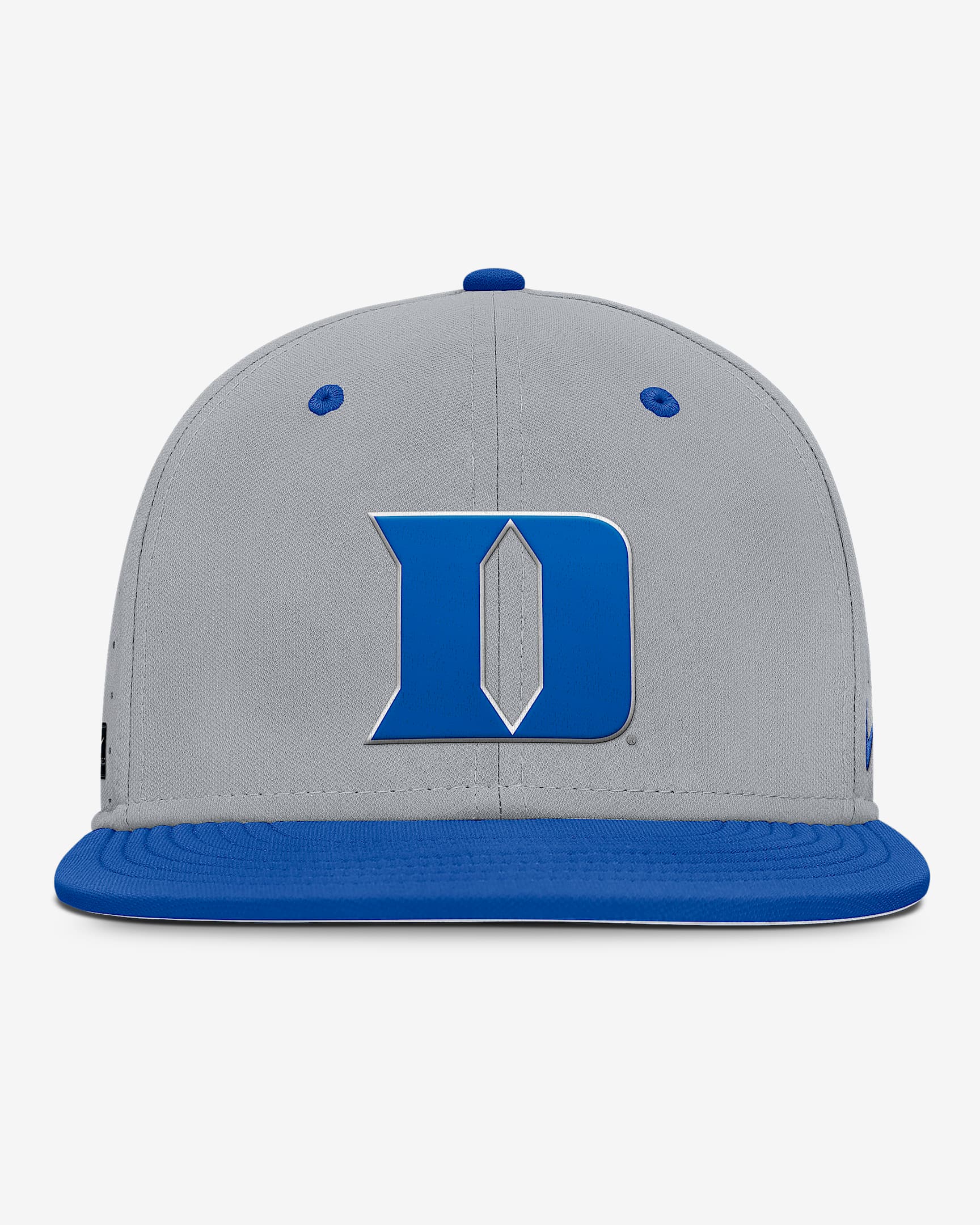 Duke Blue Devils Dugout True Men’s Nike Dri-FIT College Fitted Hat - Grey