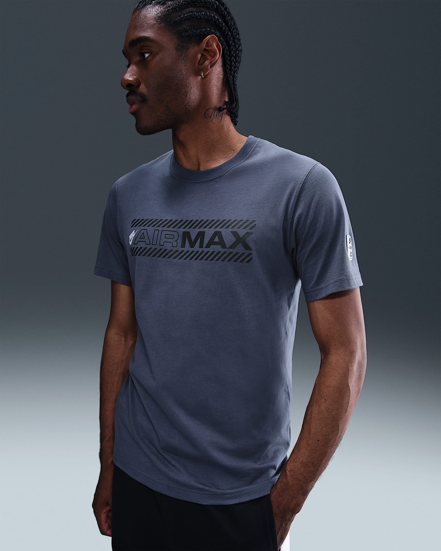 T-shirt Nike Air Max för män - Thunder Blue