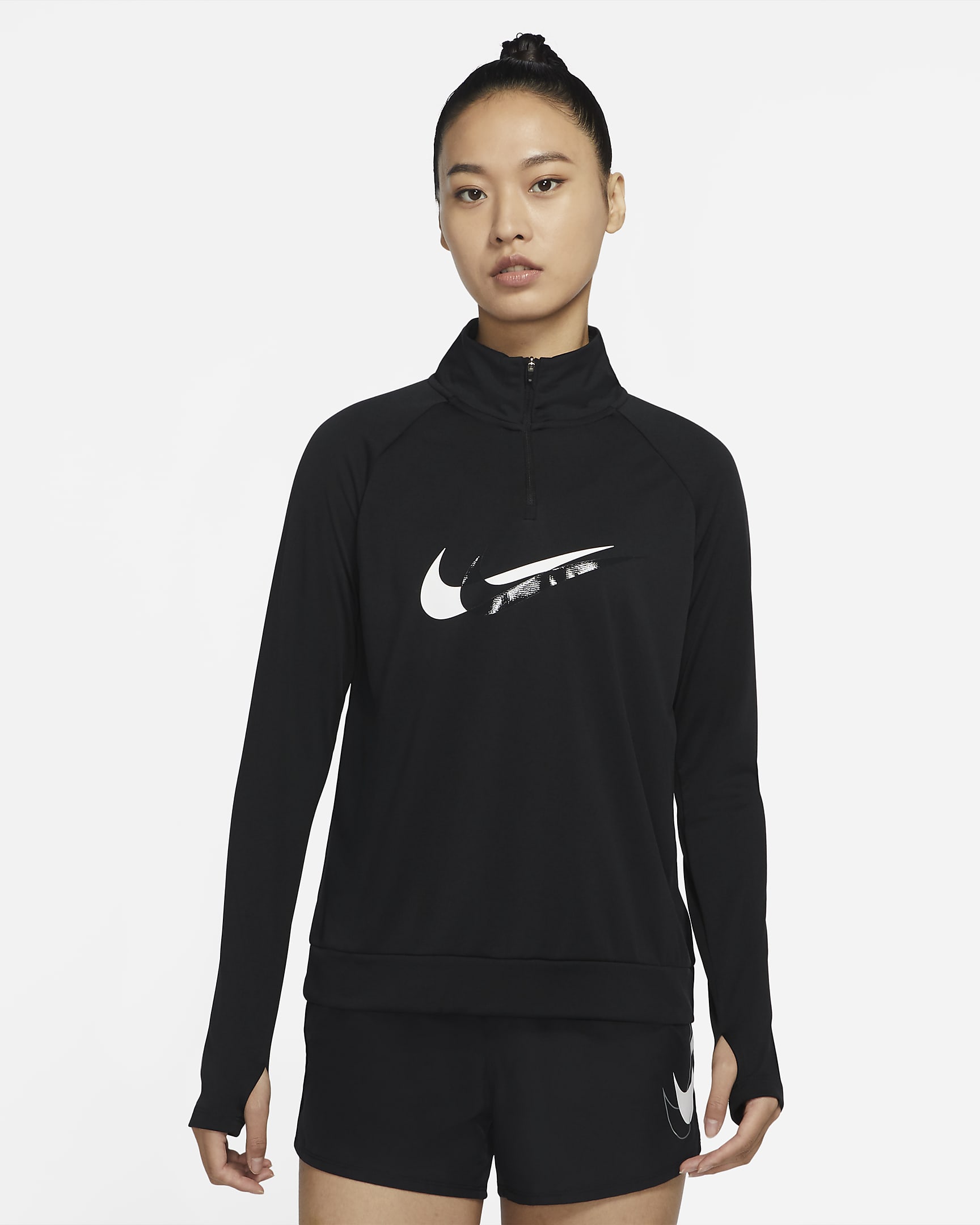 Nike Dri-FIT Swoosh Run Women's 1/4-Zip Running Midlayer. Nike JP