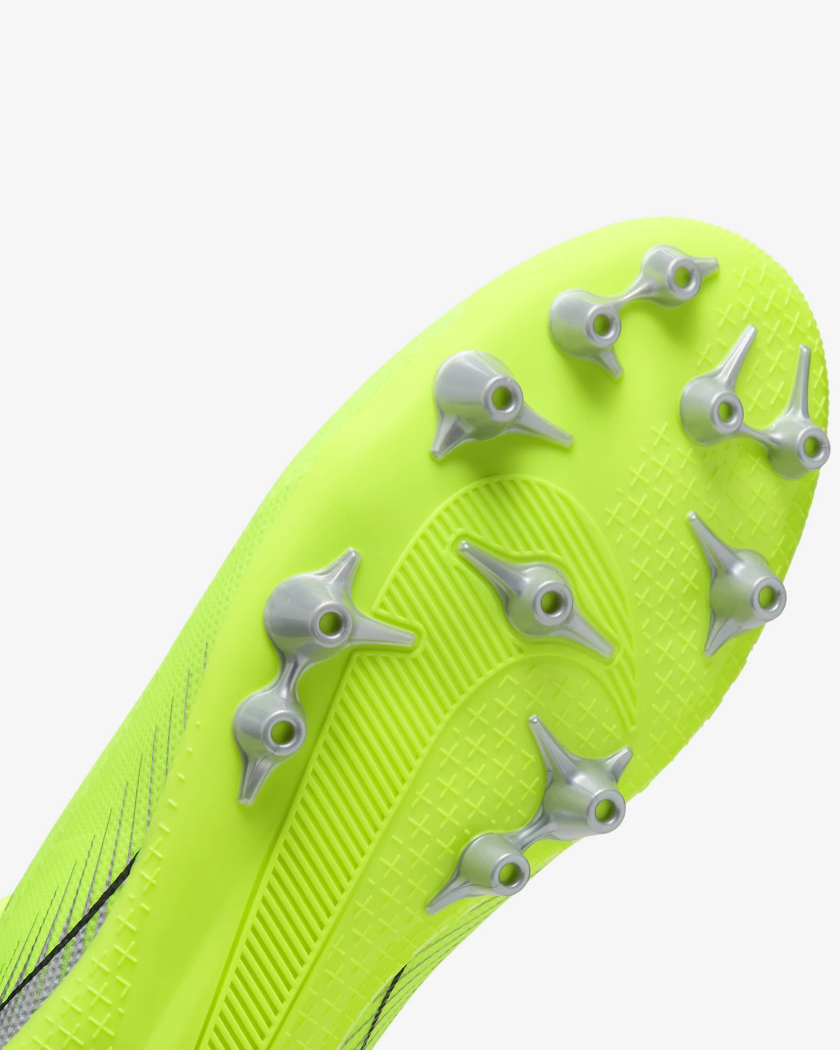 Chaussure de foot à crampons basse pour terrain synthétique Nike Mercurial Vapor 16 Academy - Volt/Noir