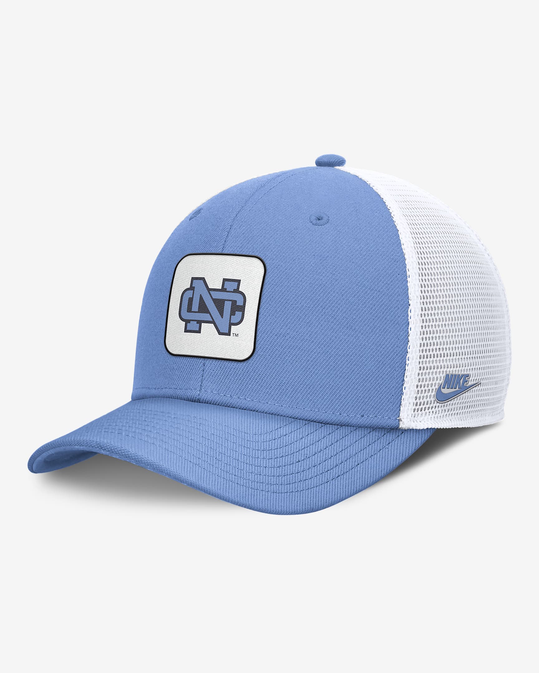 North Carolina Tar Heels Legacy Rise Mascot Men's Nike College Trucker Adjustable Hat - Valor Blue