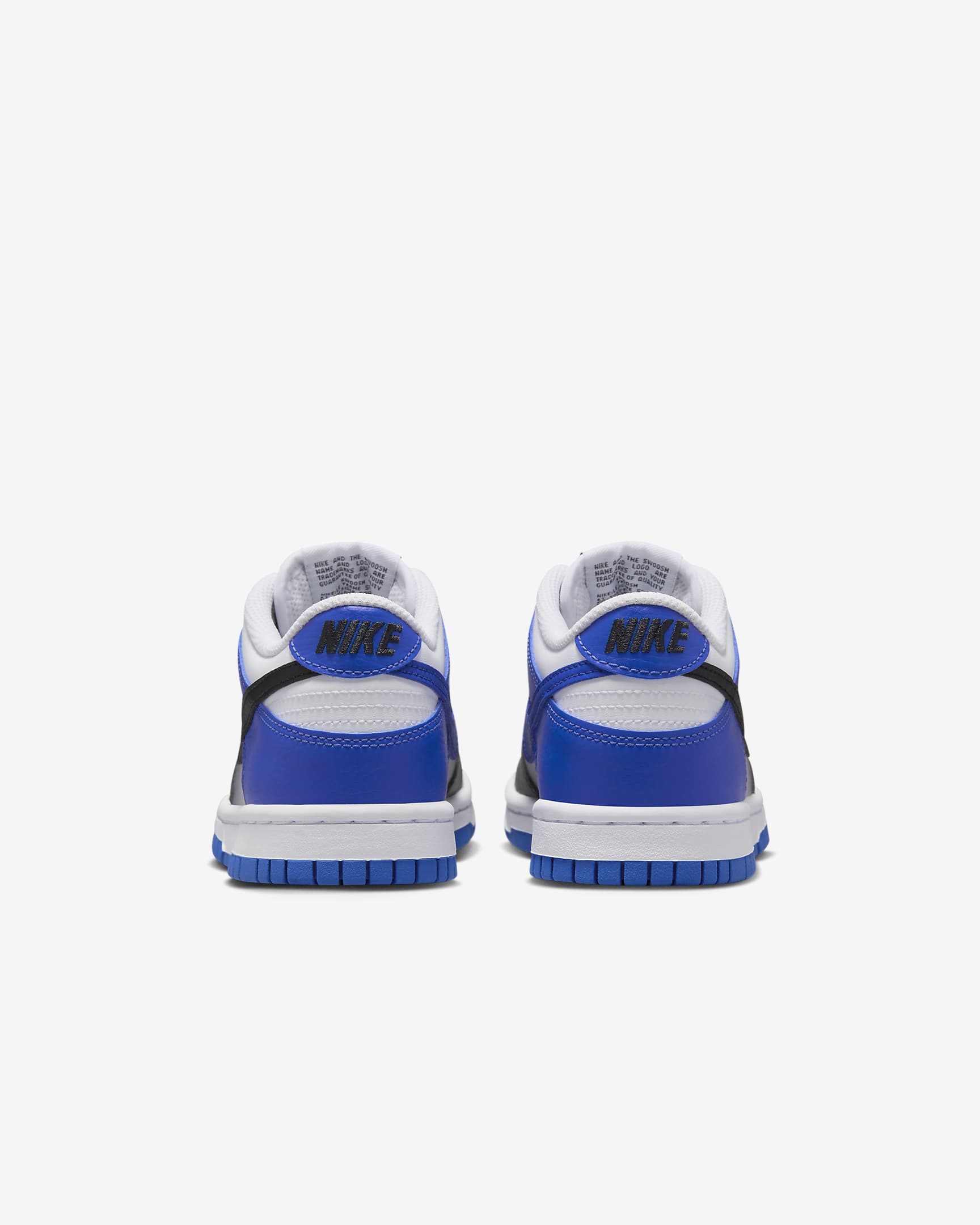 Nike Dunk Low sko til store barn - Game Royal/Hvit/Svart