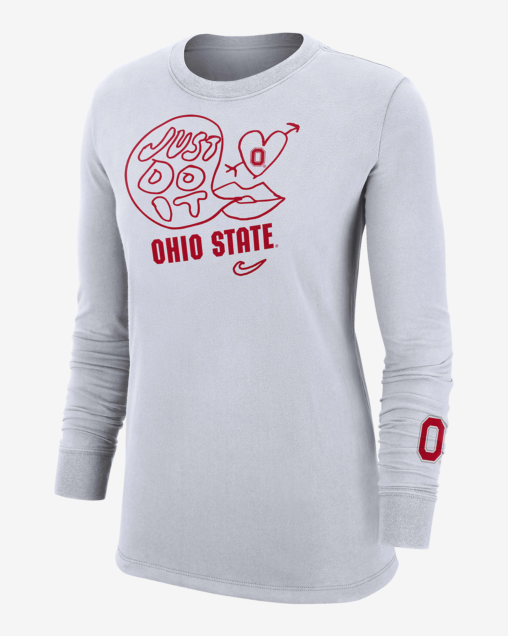 Playera de manga larga Nike College para mujer Ohio State. Nike.com