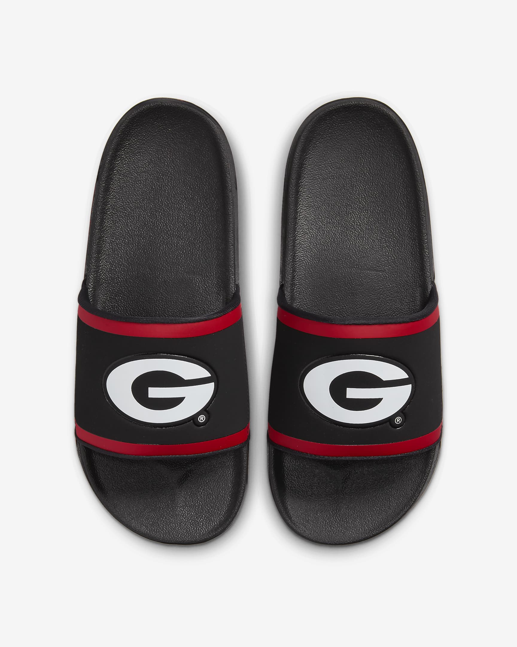 Nike Offcourt (Georgia) Slide - Black/University Red/White