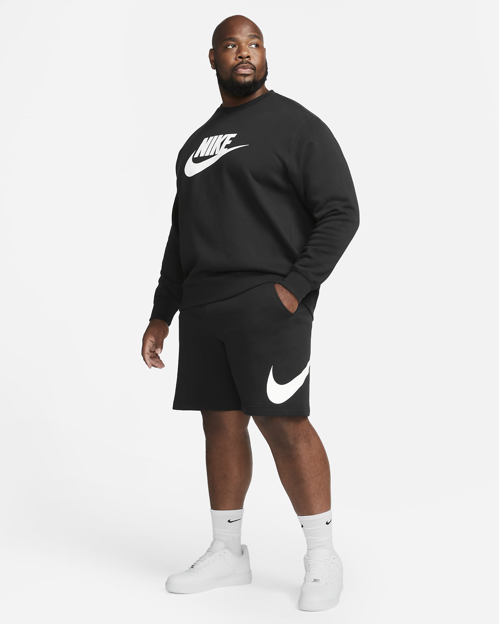 Nike Sportswear Club костюм мужской черный