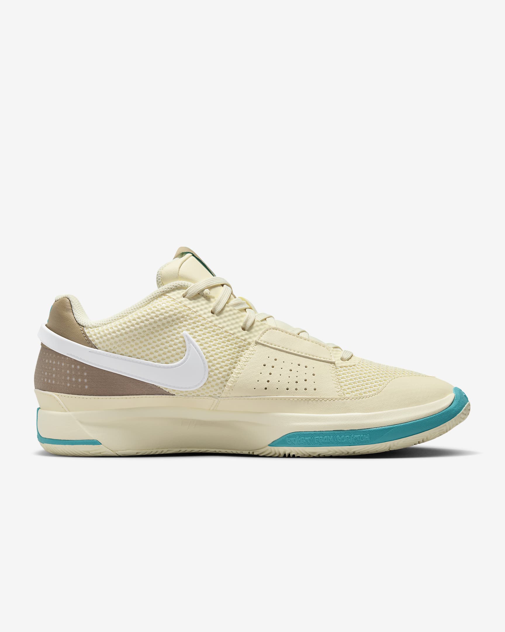 Ja 1 EP Basketball Shoes - Coconut Milk/Khaki/Black/Coconut Milk