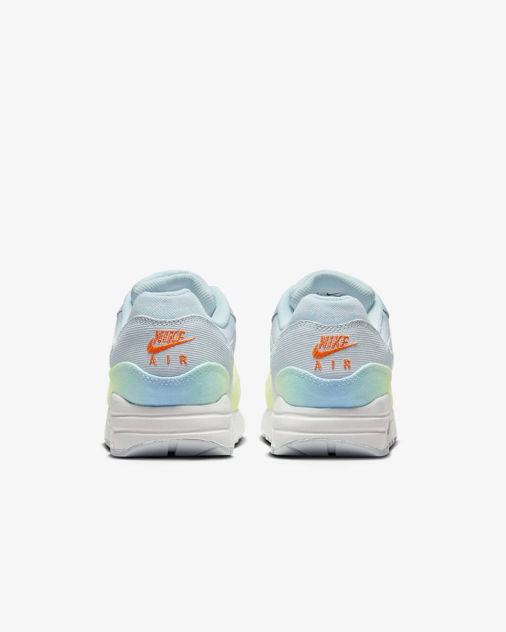 Nike Air Max 1 Zapatillas - Niño/a - Glacier Blue/Blanco/Light Lemon Twist/Total Orange