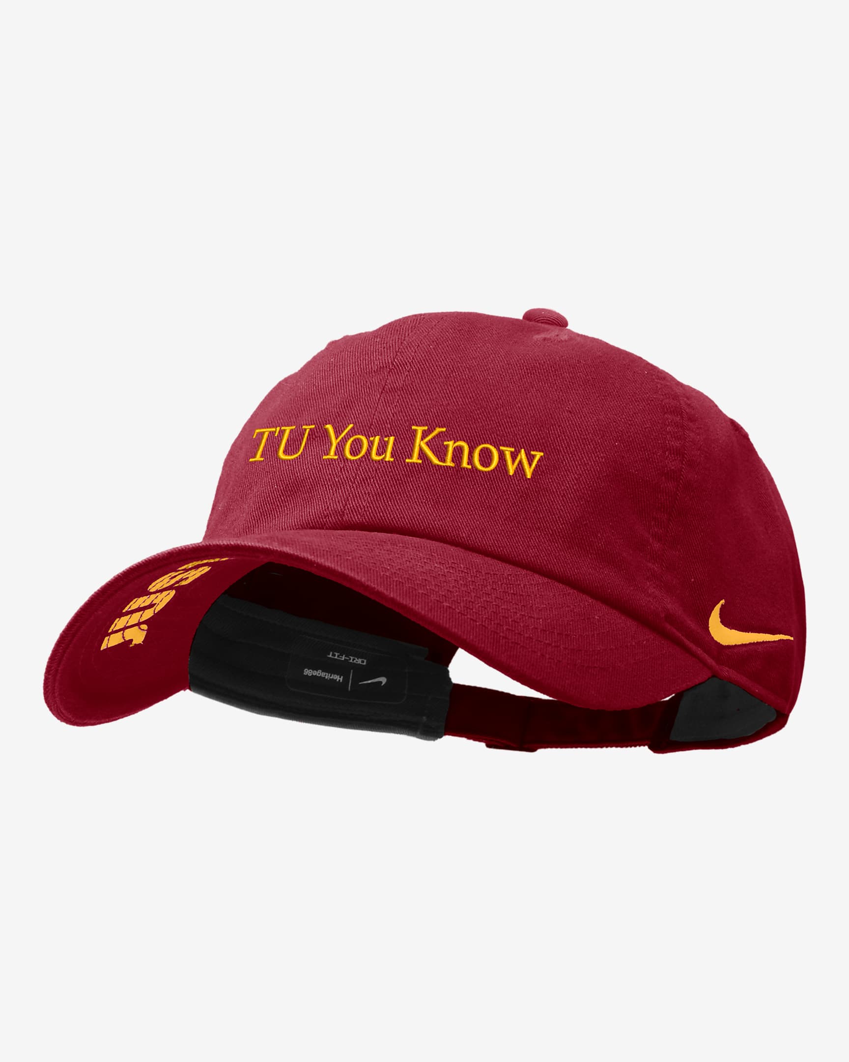 Tuskegee Nike College Adjustable Cap - Crimson