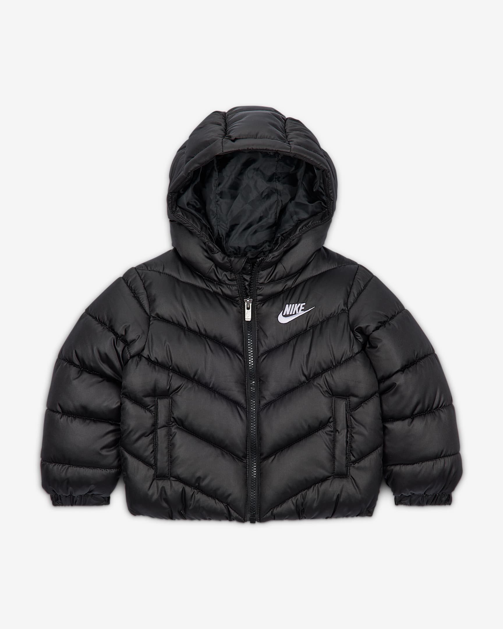Chamarra acolchada "All Day Play" Nike Sportswear para bebé (12 a 24 meses) - Negro