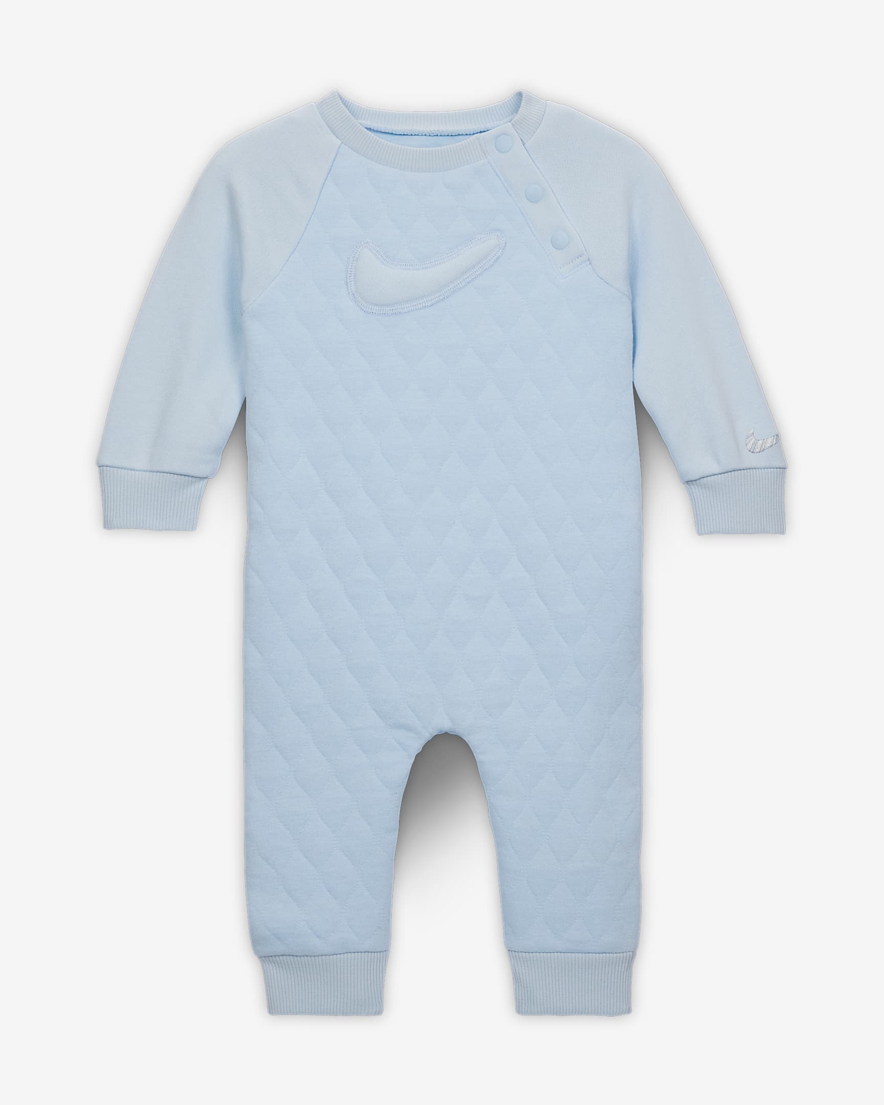 Nike Ready, Set! Baby (0-9M) Coverall - Blue Tint