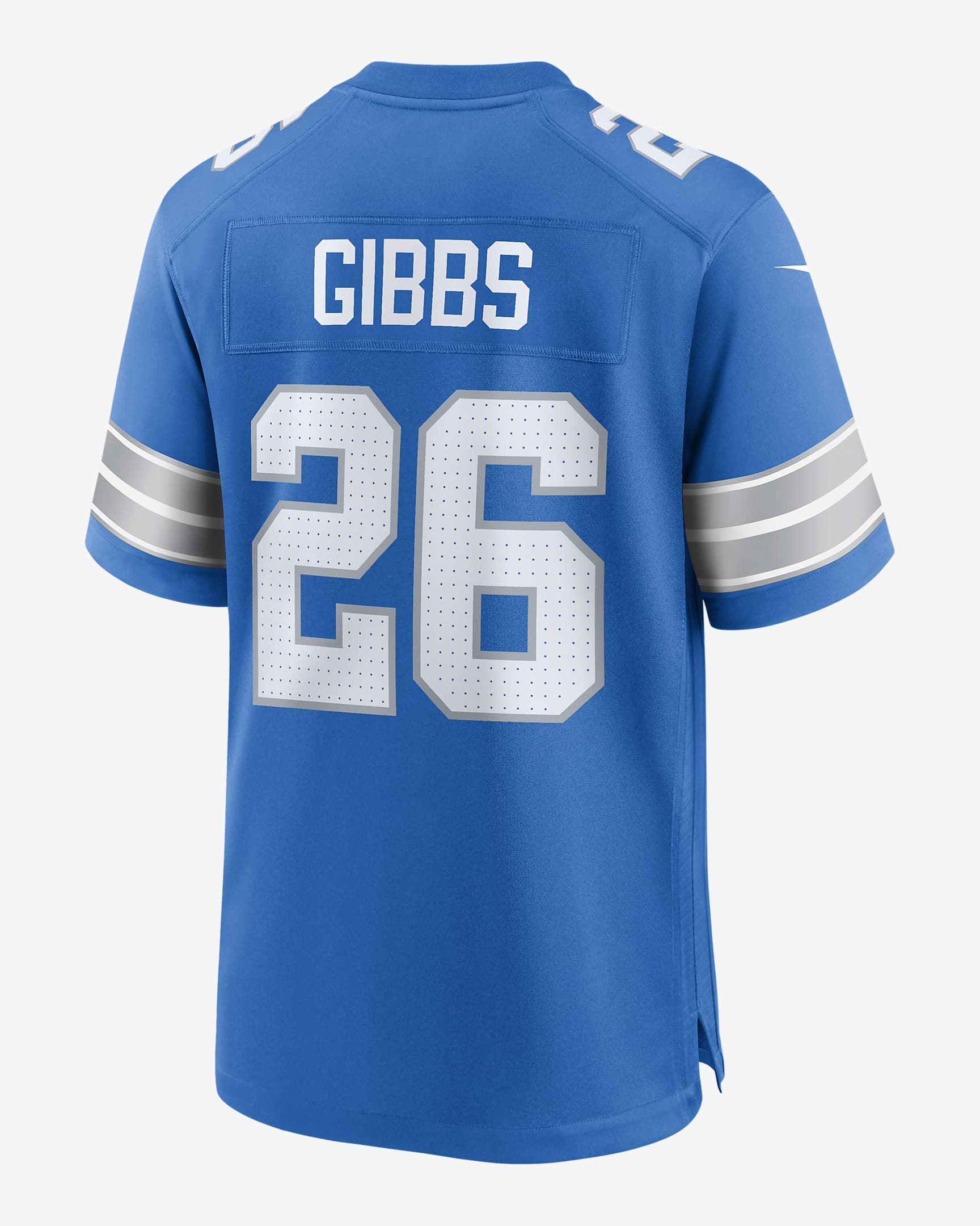 Jersey de fútbol americano Nike de la NFL Game para hombre Jahmyr Gibbs Detroit Lions - Azul