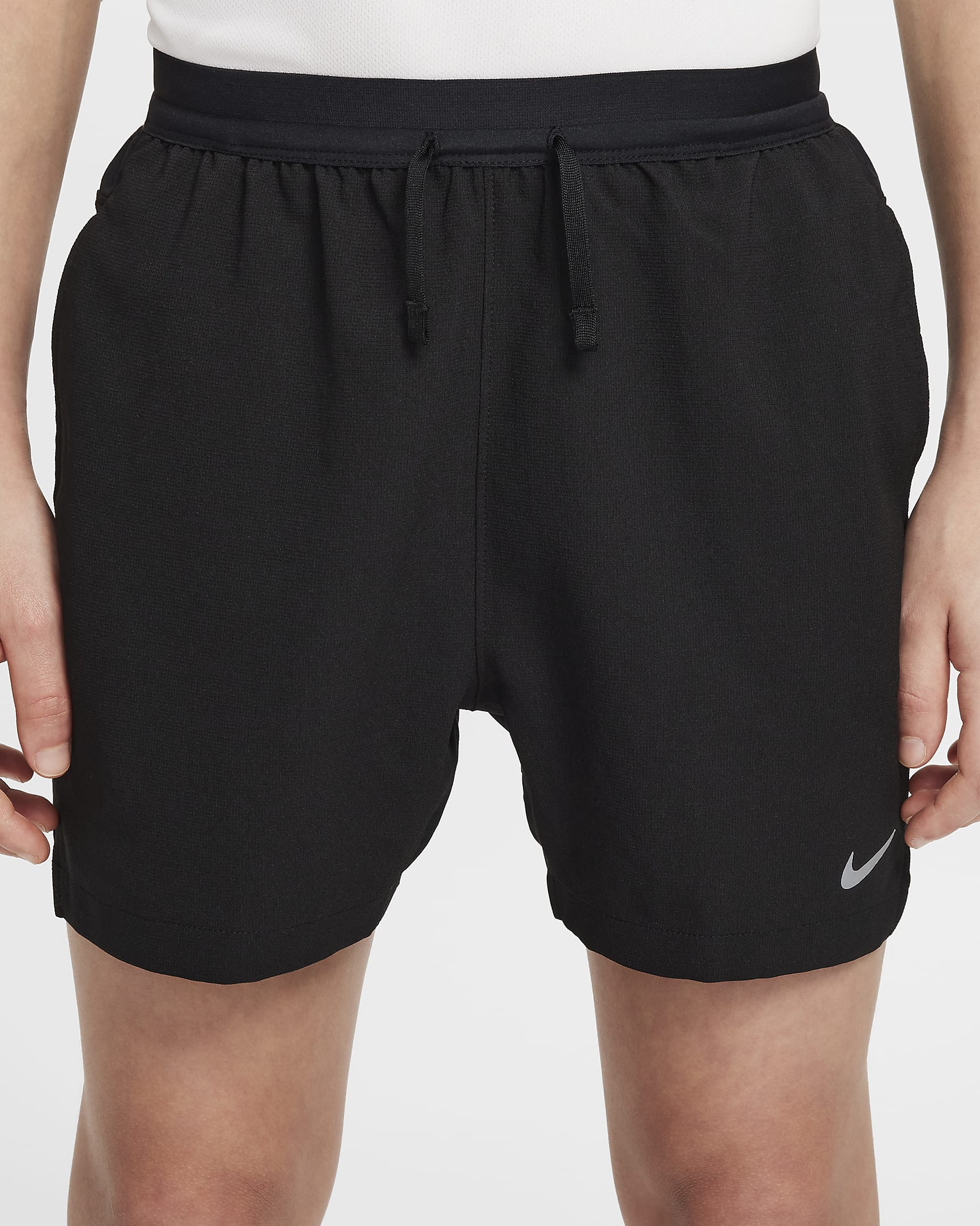 Nike Multi Tech EasyOn Older Kids' (Boys') Dri-FIT Training Shorts - Black/Black/Anthracite