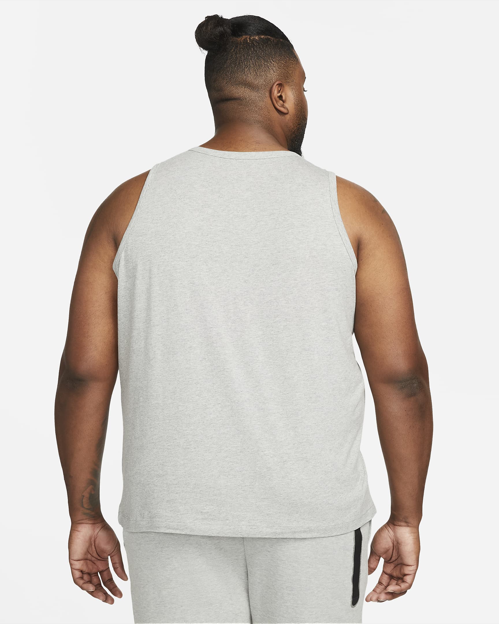 Nike Sportswear Men's Tank - Dark Grey Heather/Black