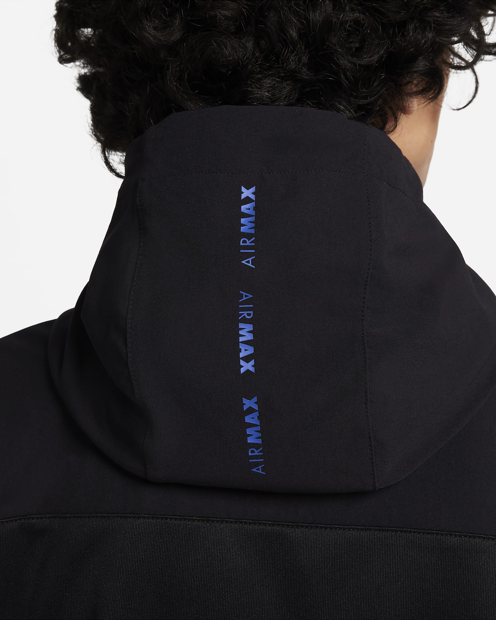 Nike Air Max Men's Full-Zip Hoodie - Black/Black/Black/Game Royal