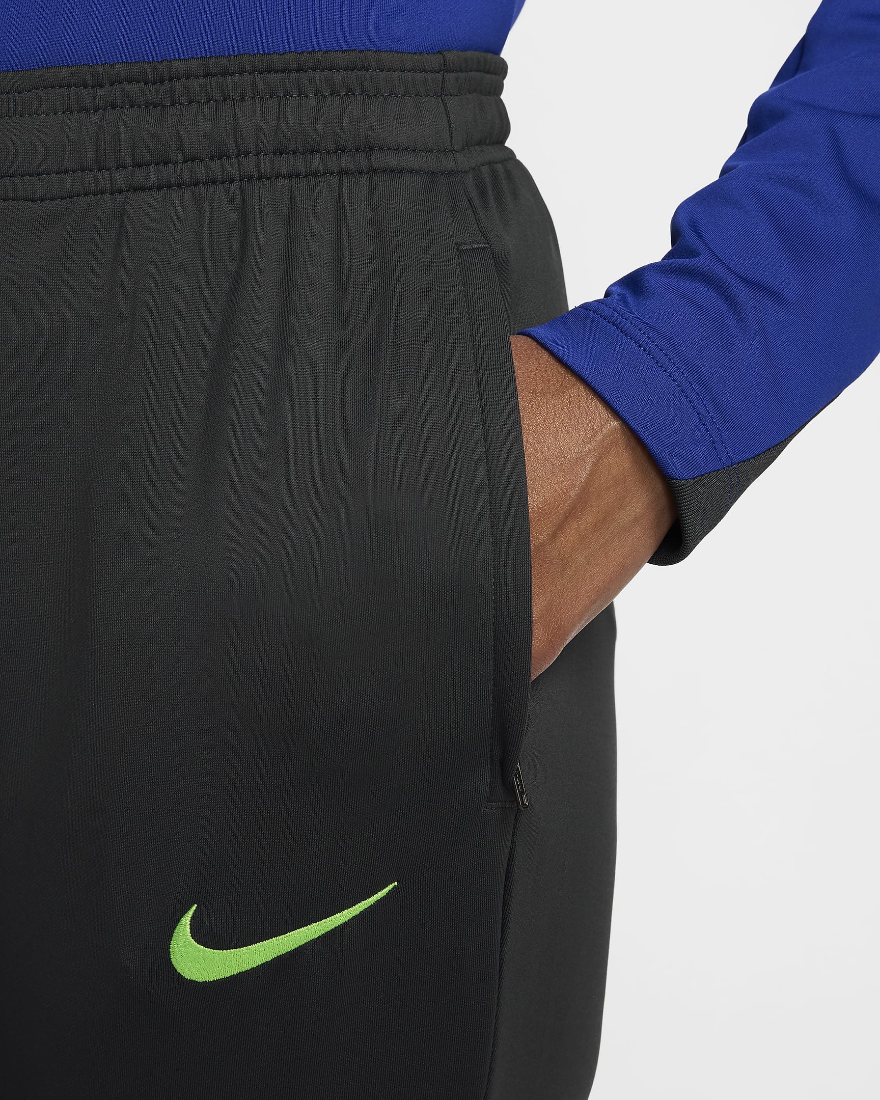 F.C. Barcelona Strike Third Women's Nike Dri-FIT Football Pants - Anthracite/Old Royal/Lime Blast