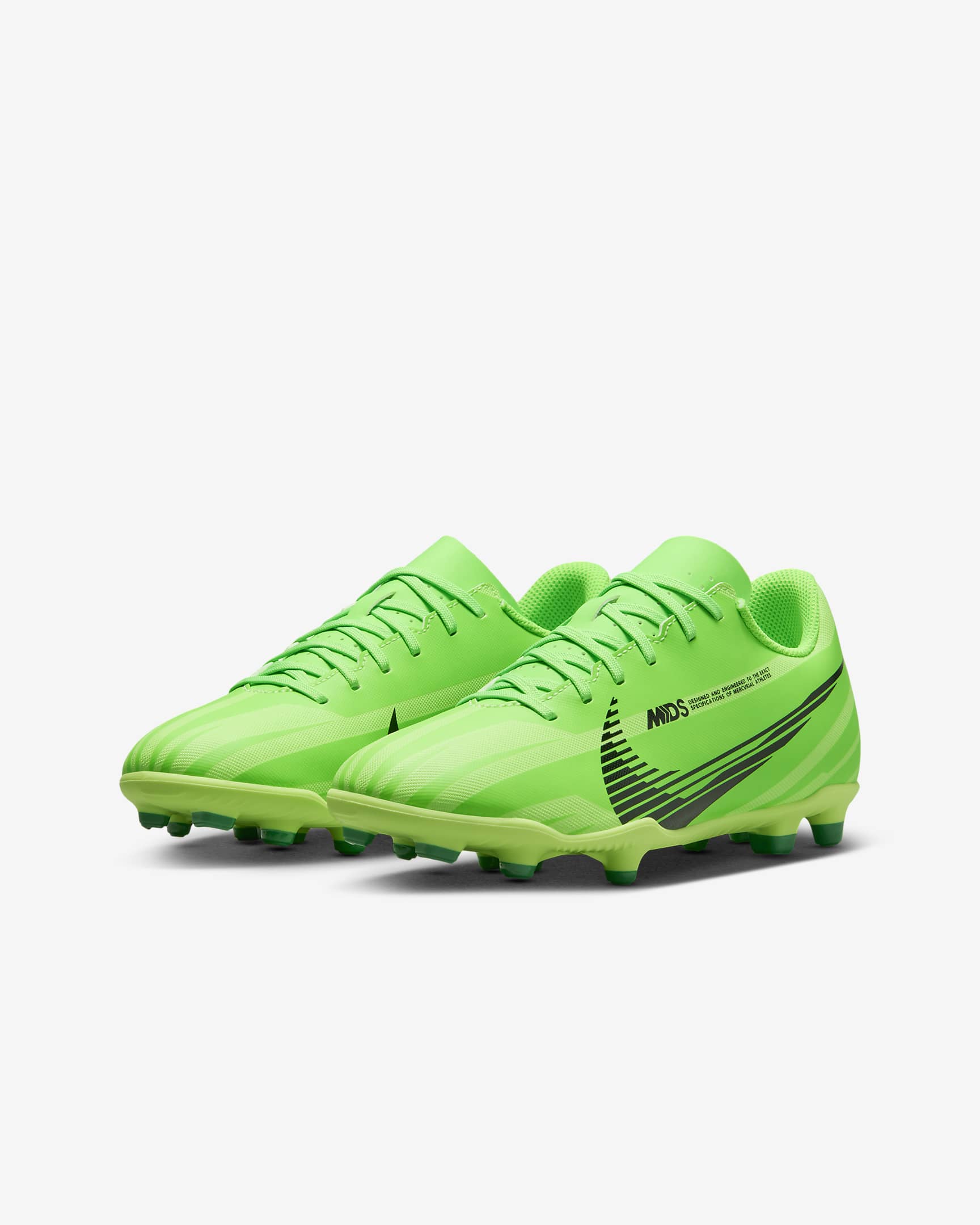 Nike Jr. Vapor 15 Club Mercurial Dream Speed Younger/Older Kids' MG Low-Top Football Boot - Green Strike/Stadium Green/Black