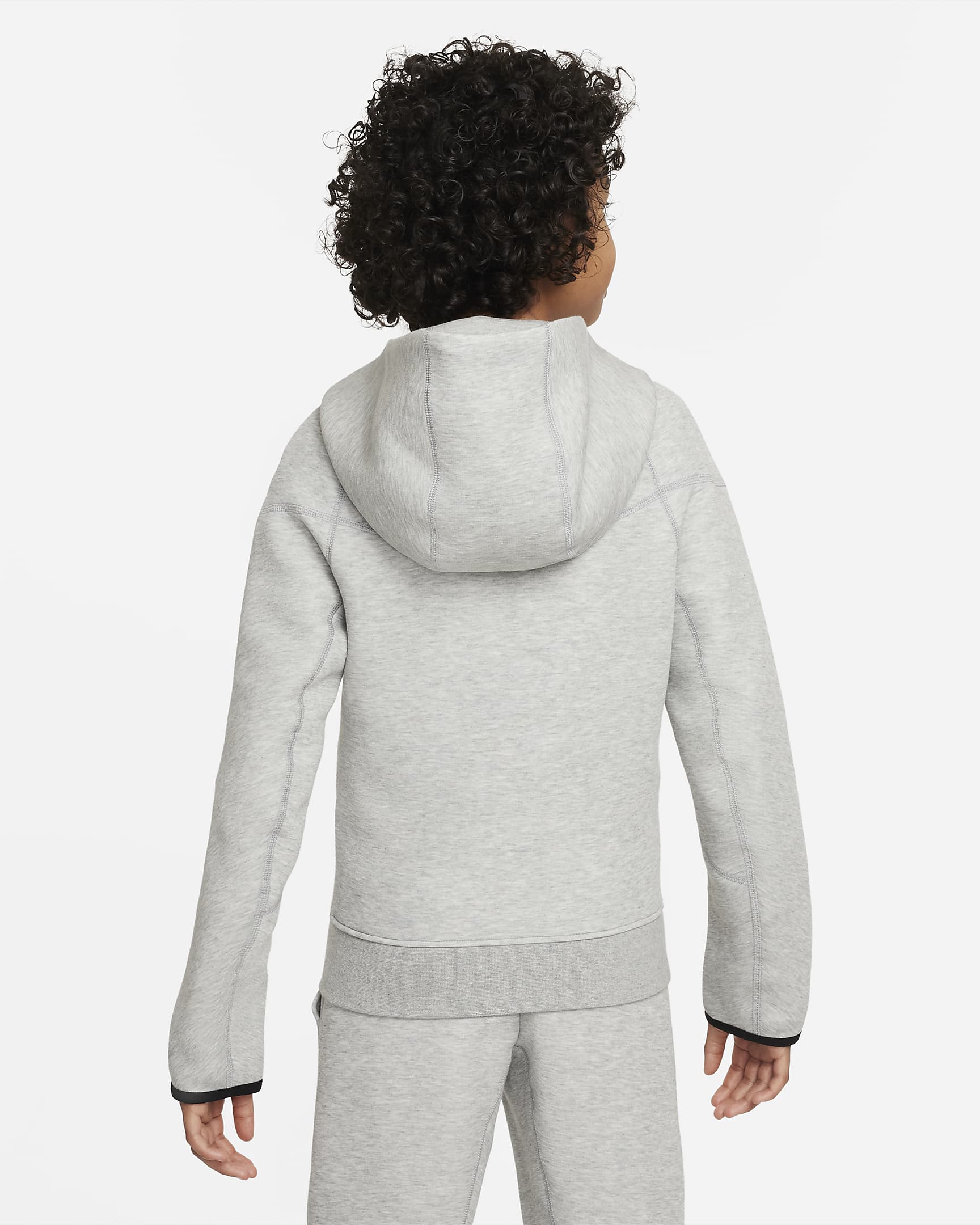 Nike Sportswear Tech Fleece Older Kids' (Boys') FullZip Hoodie. Nike BG