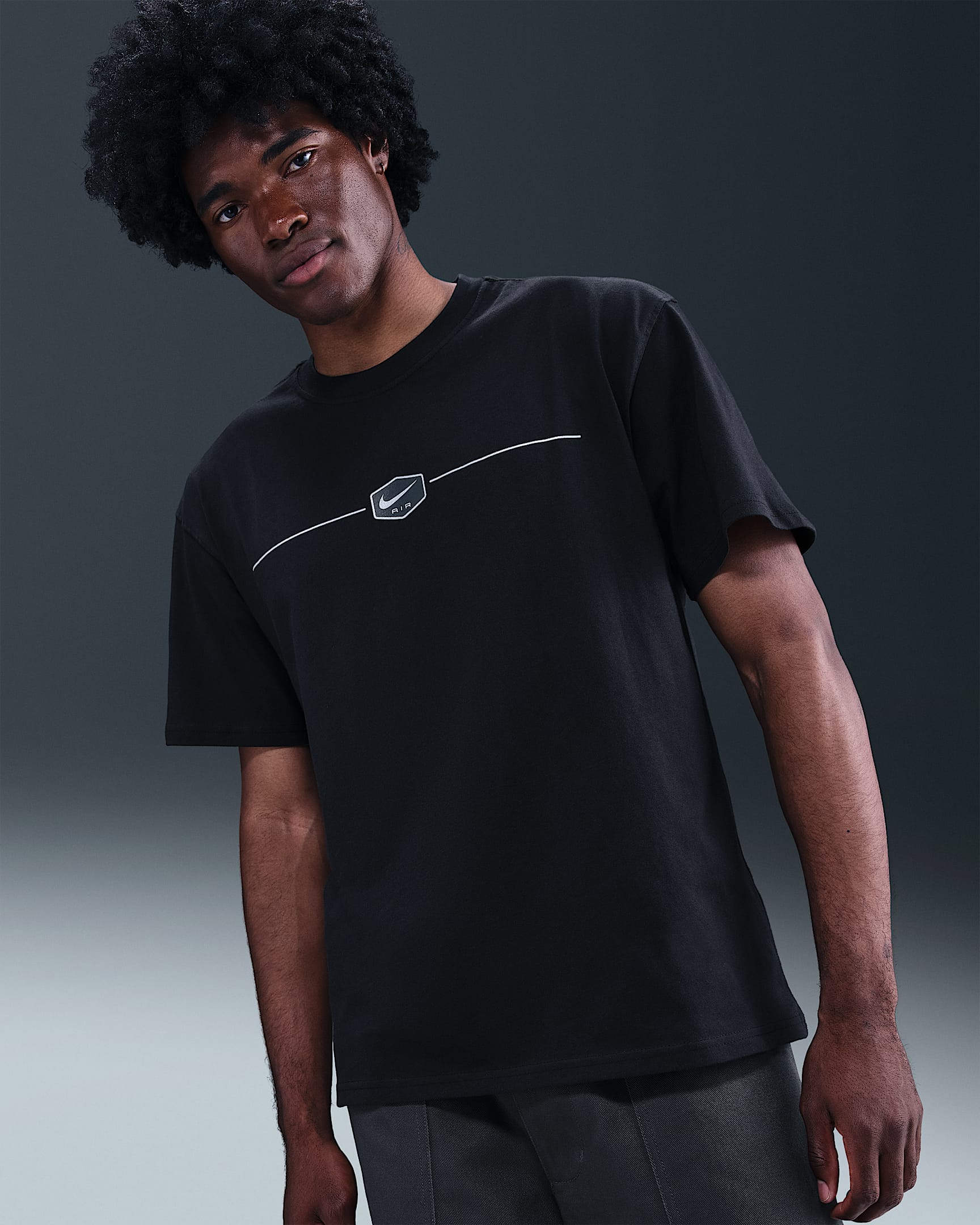T-shirt Nike Sportswear Max90 för män - Svart