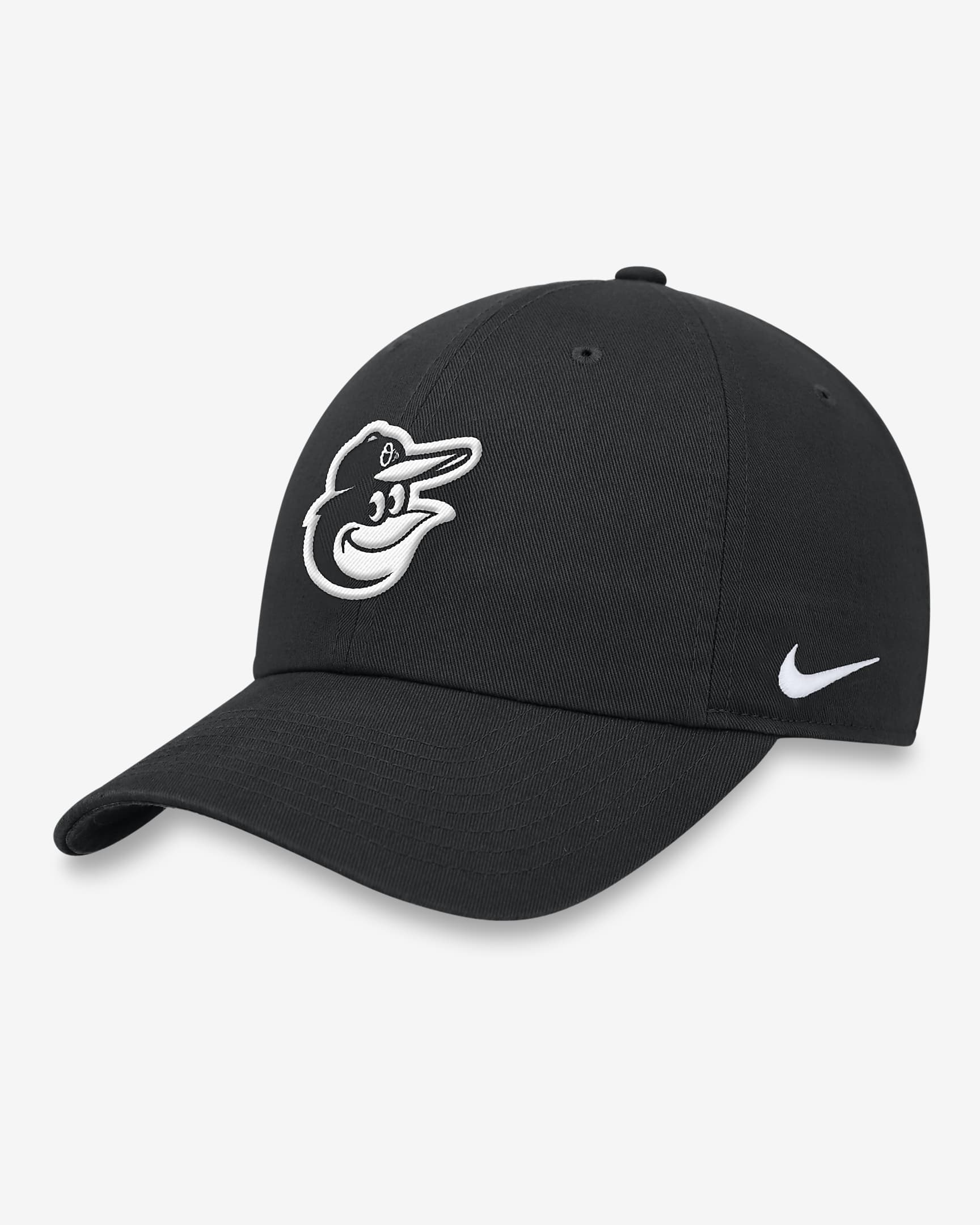 Baltimore Orioles Club Men's Nike MLB Adjustable Hat - Black