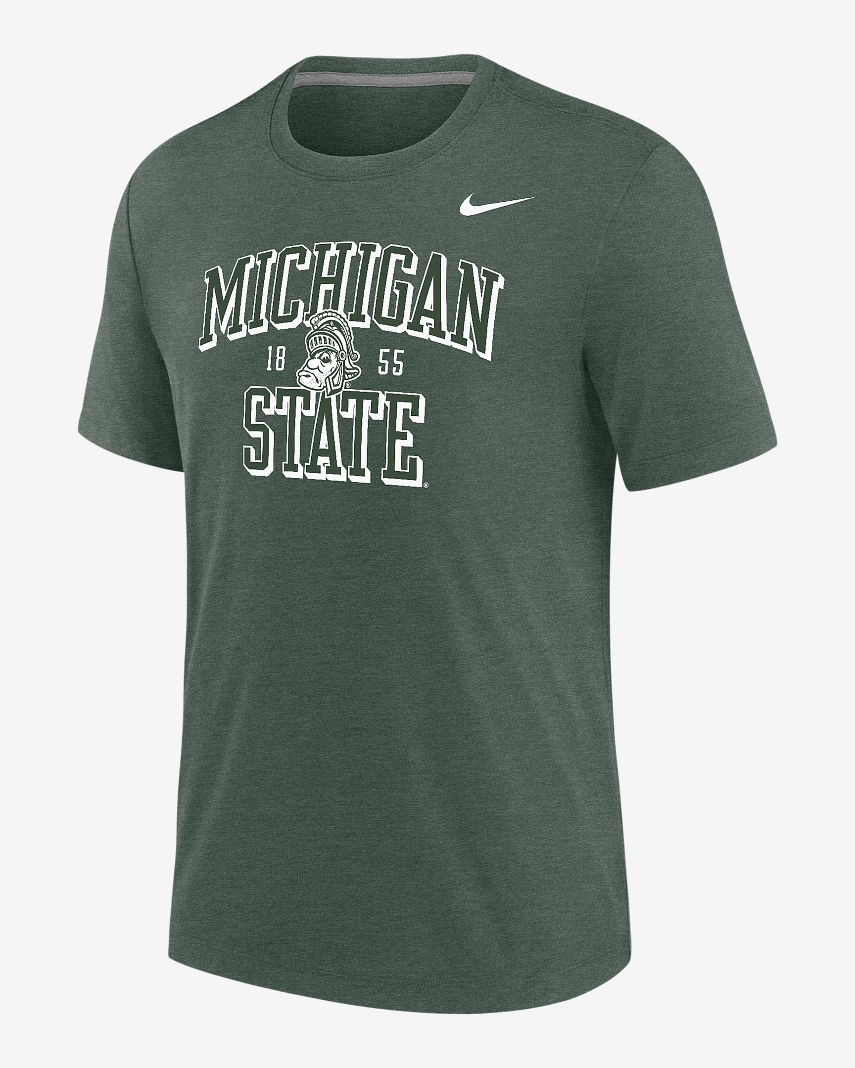 Playera universitaria Nike para hombre de Michigan State - Abeto