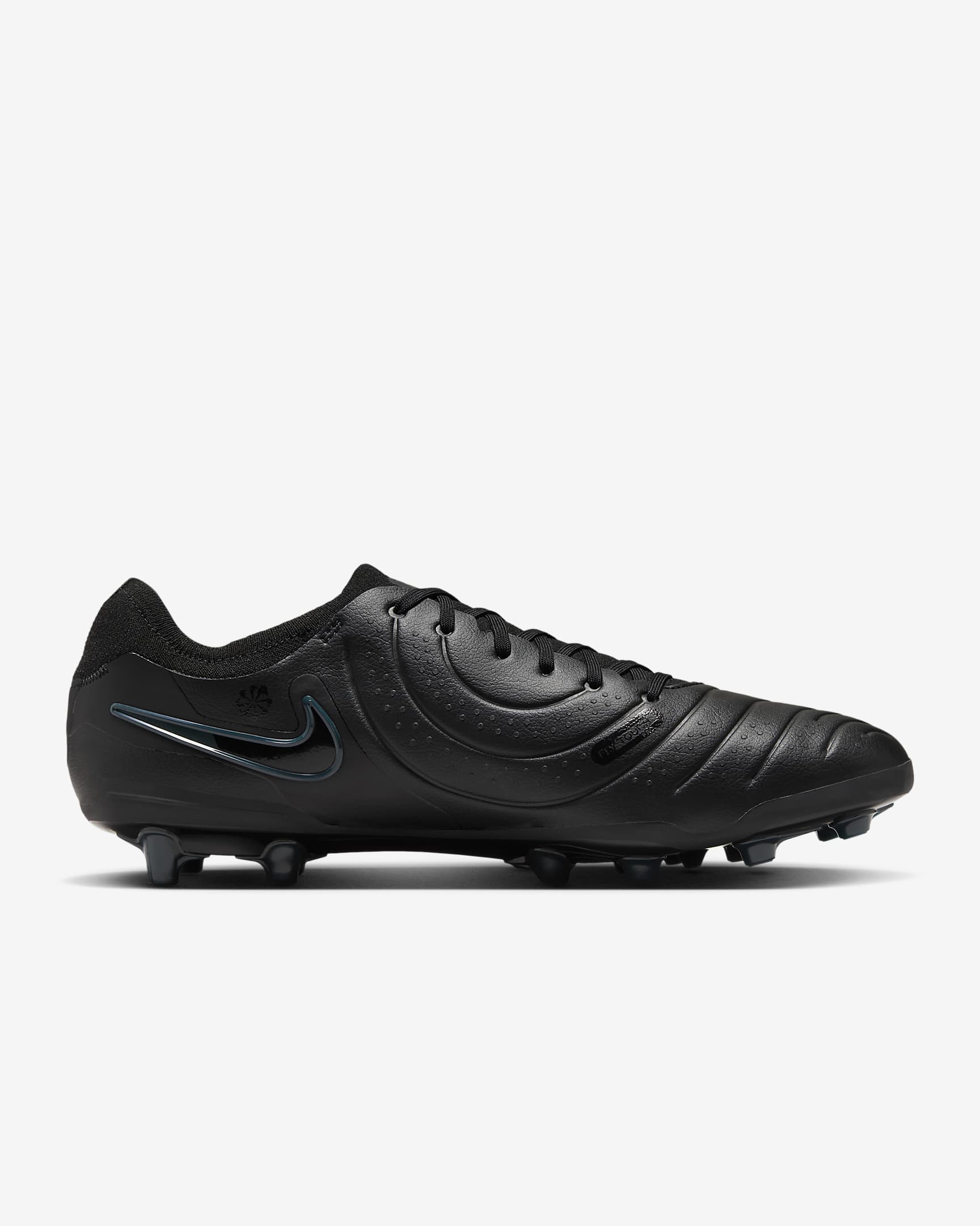 Chaussure de foot basse à crampons pour terrain synthétique Nike Tiempo Legend 10 Pro - Noir/Deep Jungle/Noir