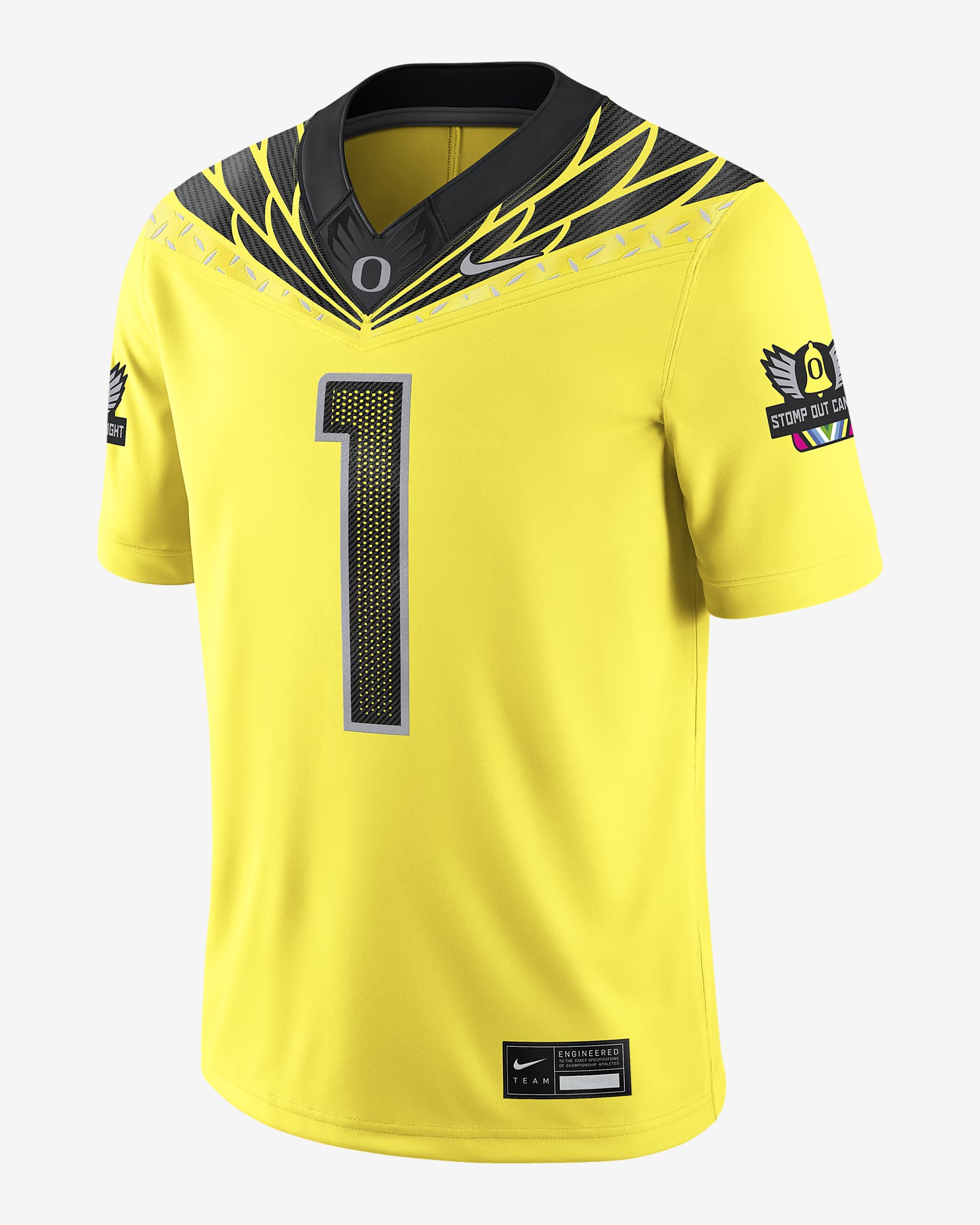Jersey universitario Nike DriFIT Game para hombre Oregon Ducks.