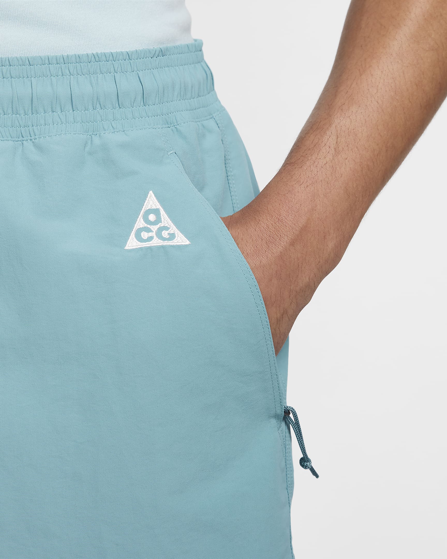 Nike ACG 'Reservoir Goat' Men's Shorts - Denim Turquoise/University Red/Armoury Navy/Summit White