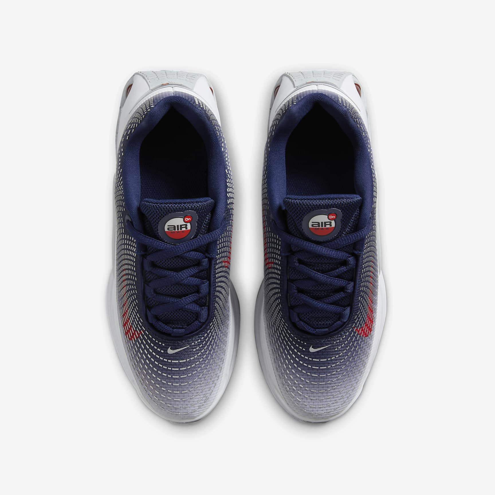 Chaussure Nike Air Max Dn pour ado - Blanc/Blue Void/Blue Void/Sport Red