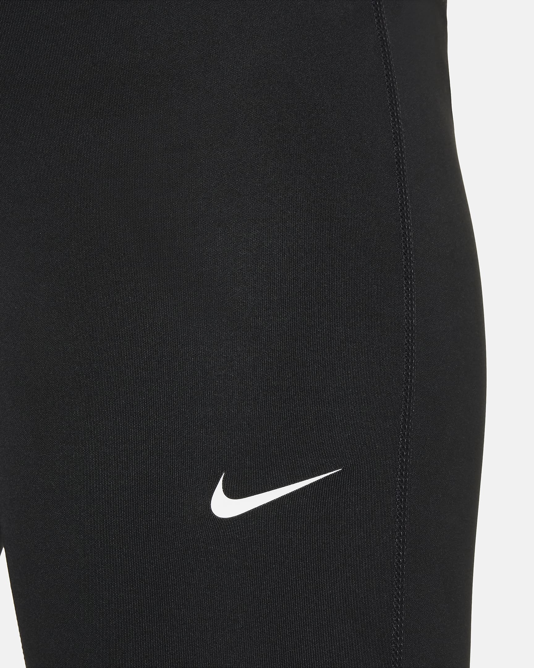 Leggings Dri-FIT para niña (talla amplia) Nike Pro Leak Protection: Period - Negro/Blanco