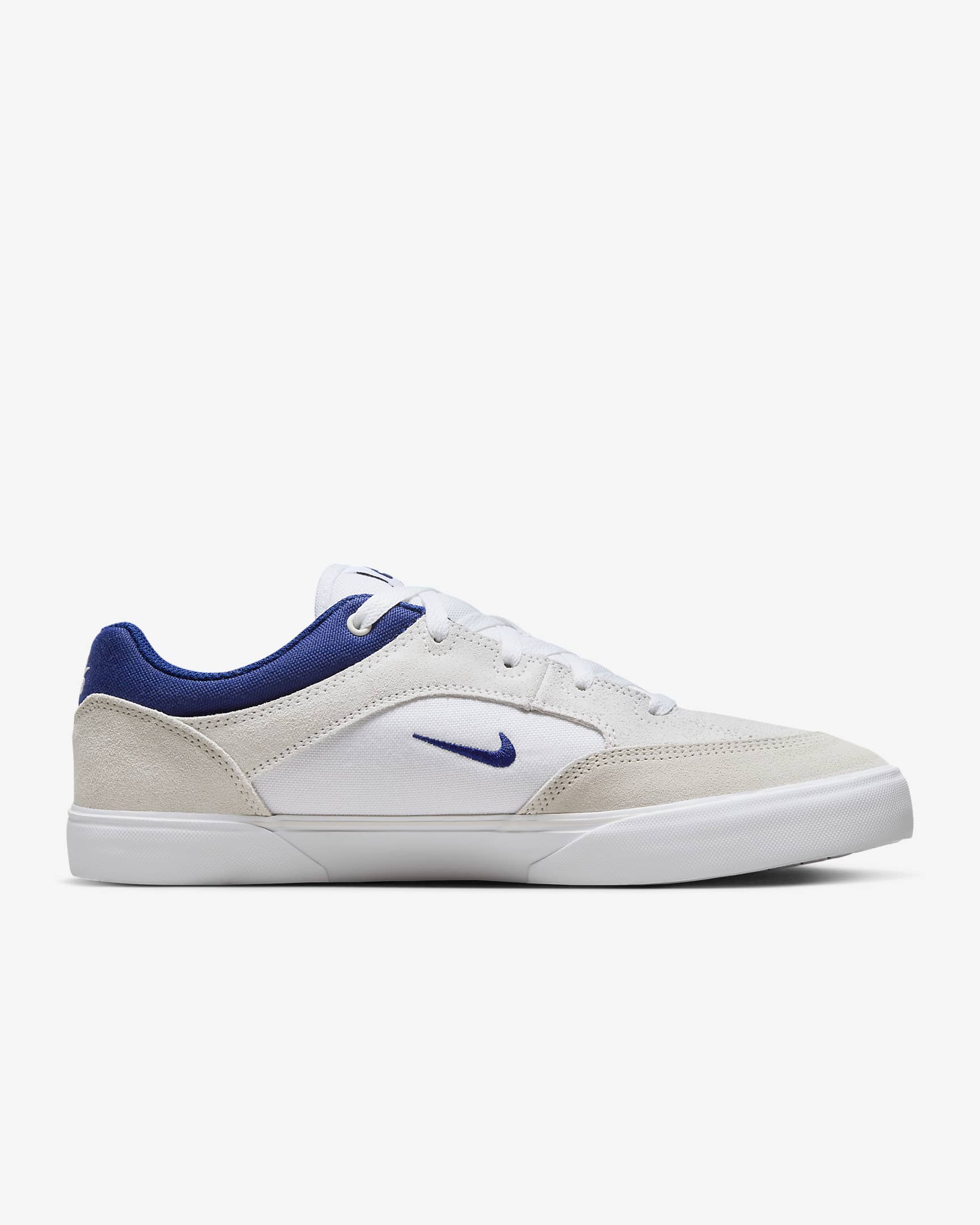 Tenis para hombre Nike SB Malor - Blanco/Tinte platino/Blanco/Azul royal intenso