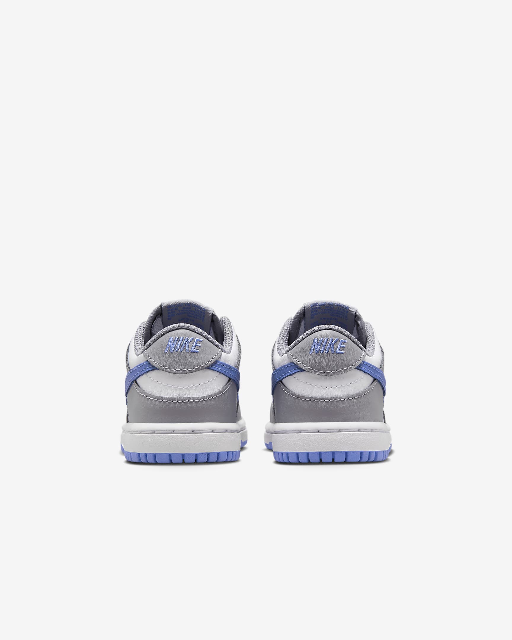 Nike Dunk Low cipő babáknak - Fehér/Cement Grey/Royal Pulse