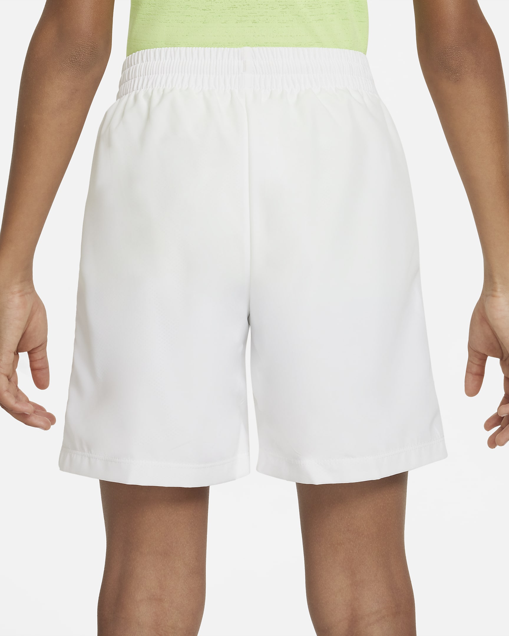 Nike Multi Older Kids' (Boys') Dri-FIT Training Shorts - White/Black